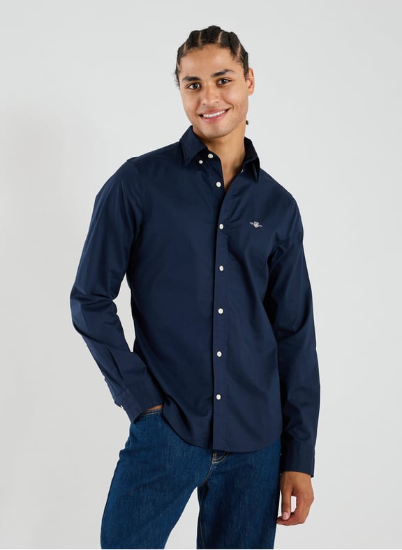 Chemise en coton Bleu by GANT GANT Chemise en coton Bleu