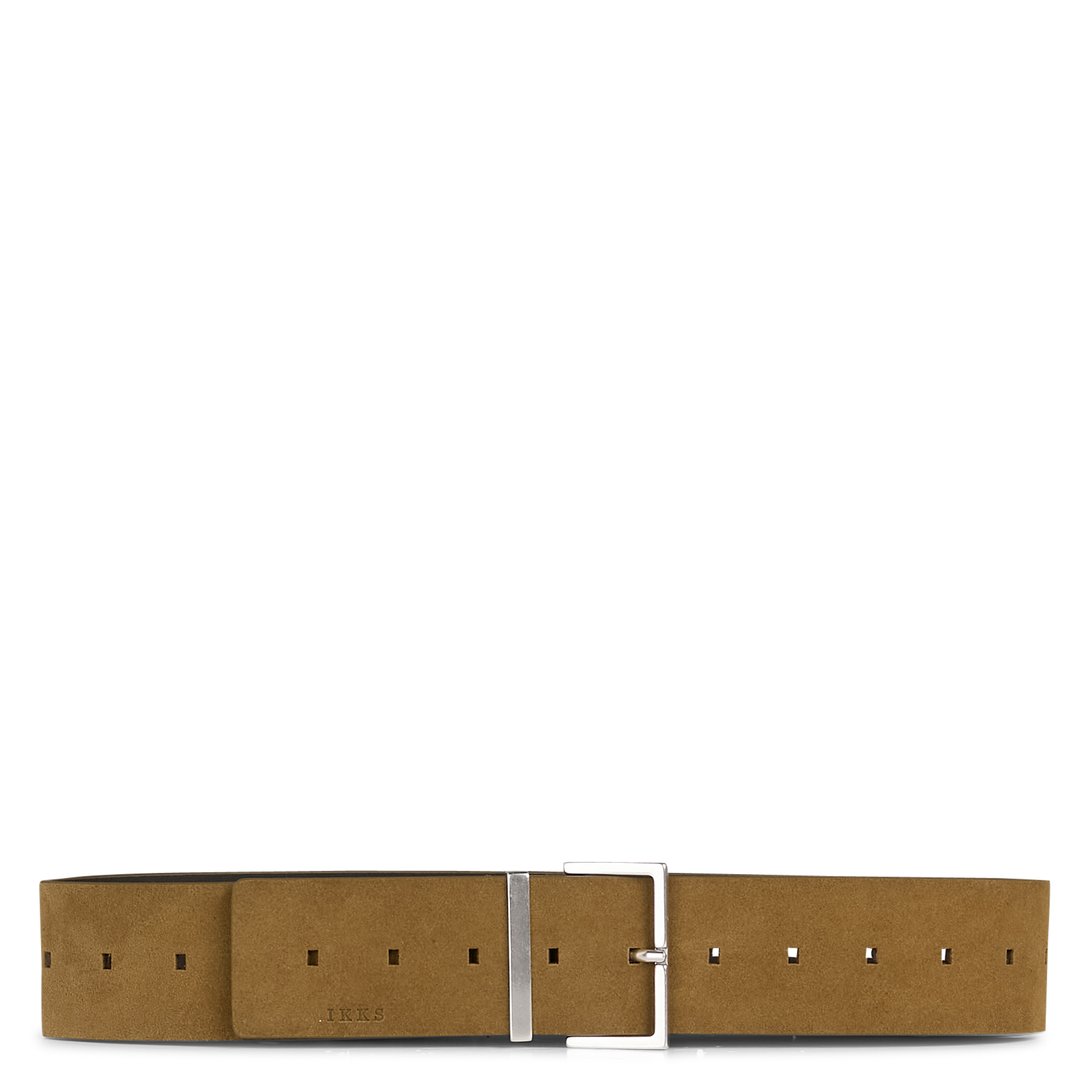 Ceinture en cuir IKKS Beige