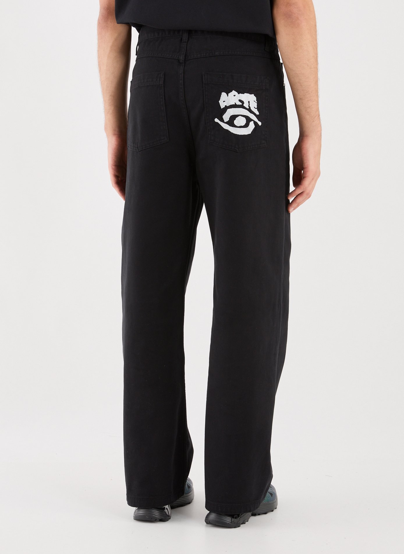 Loose cotton trousers ARTE ANTWERP Black