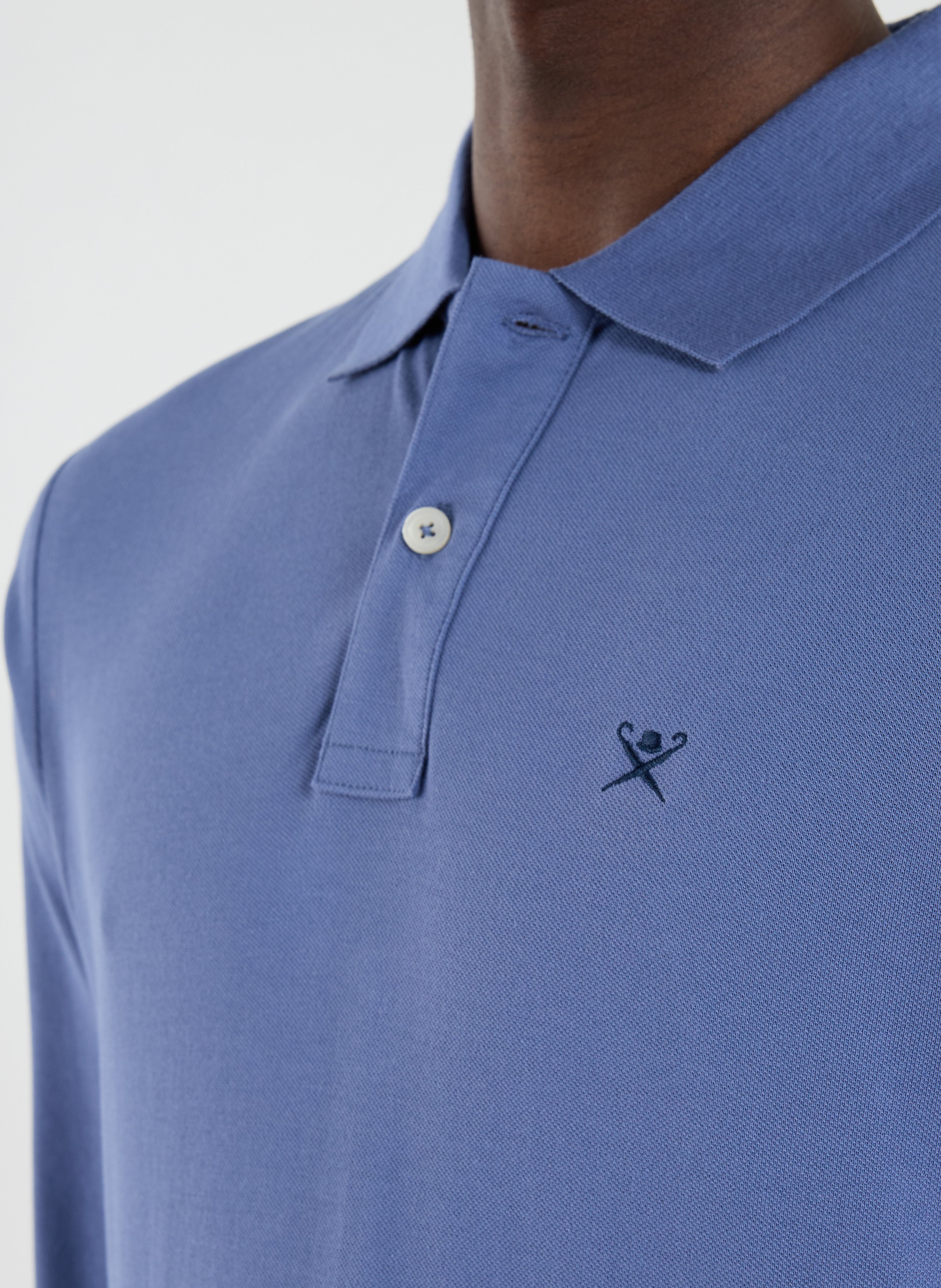 Long sleeve polo shirt HACKETT Blue