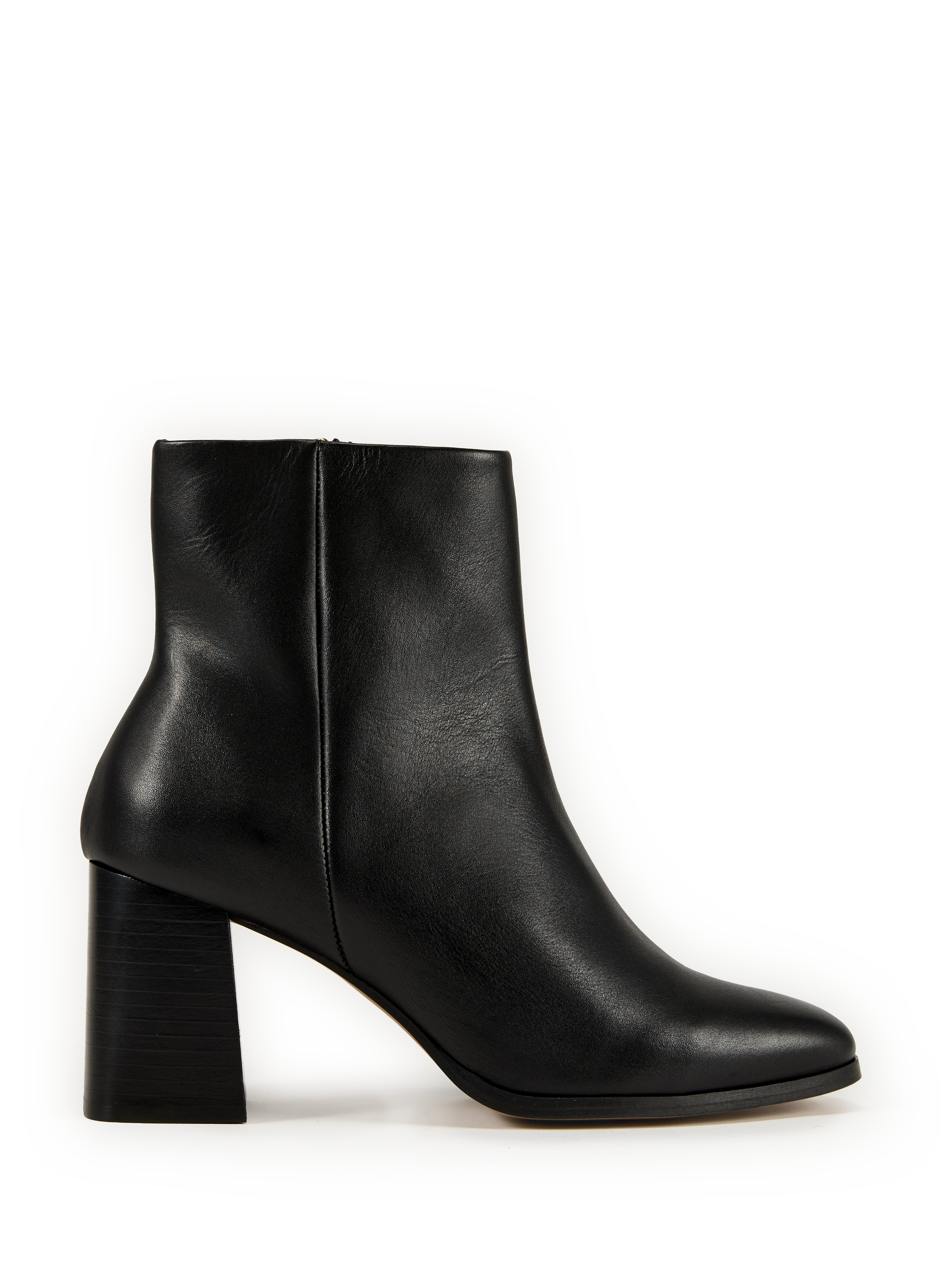 MAISON TOUFET Bottines à talon en cuir Noir