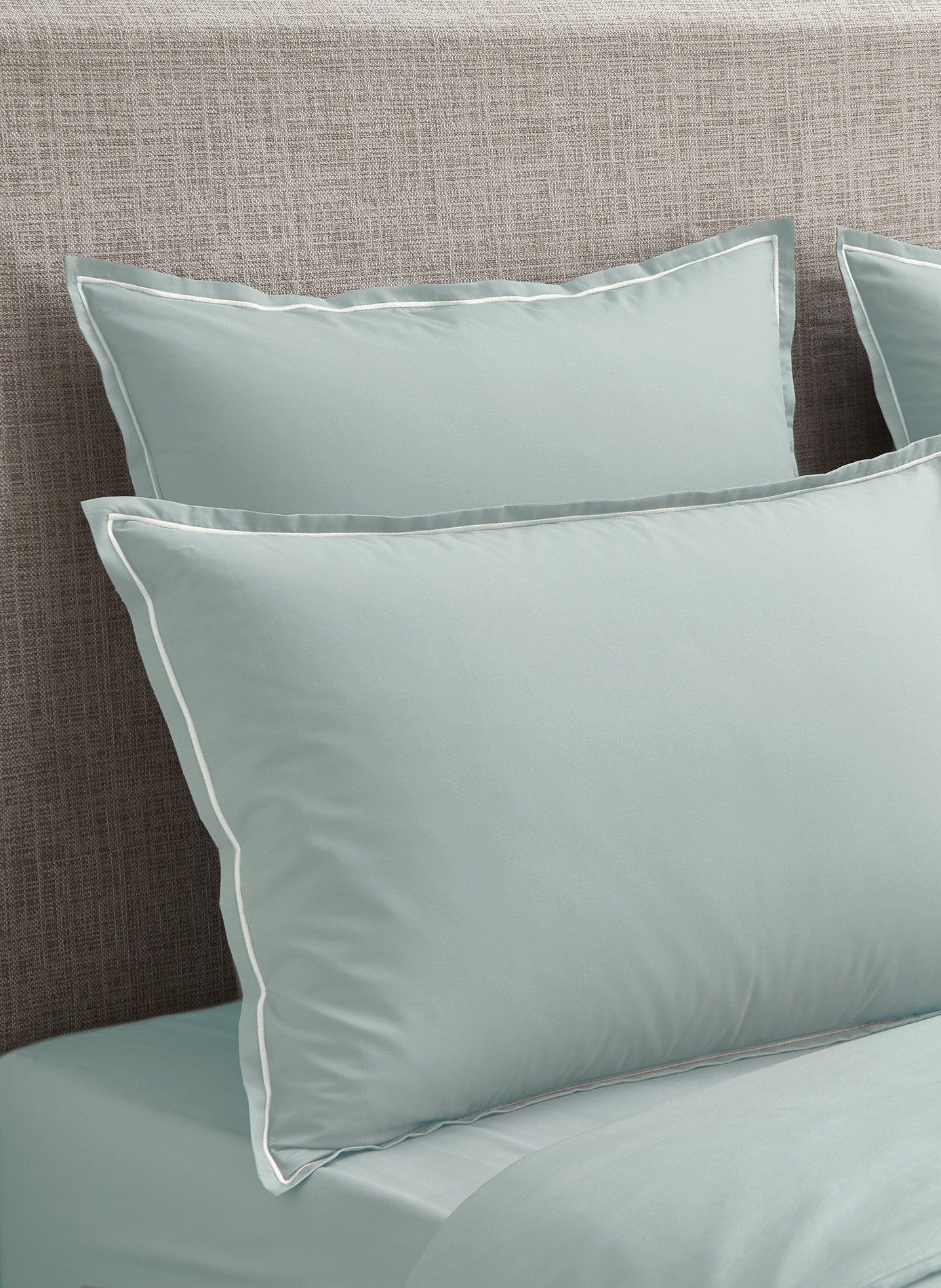 Taie d'oreiller vendôme cumulus coco ANNE DE SOLENE Vert