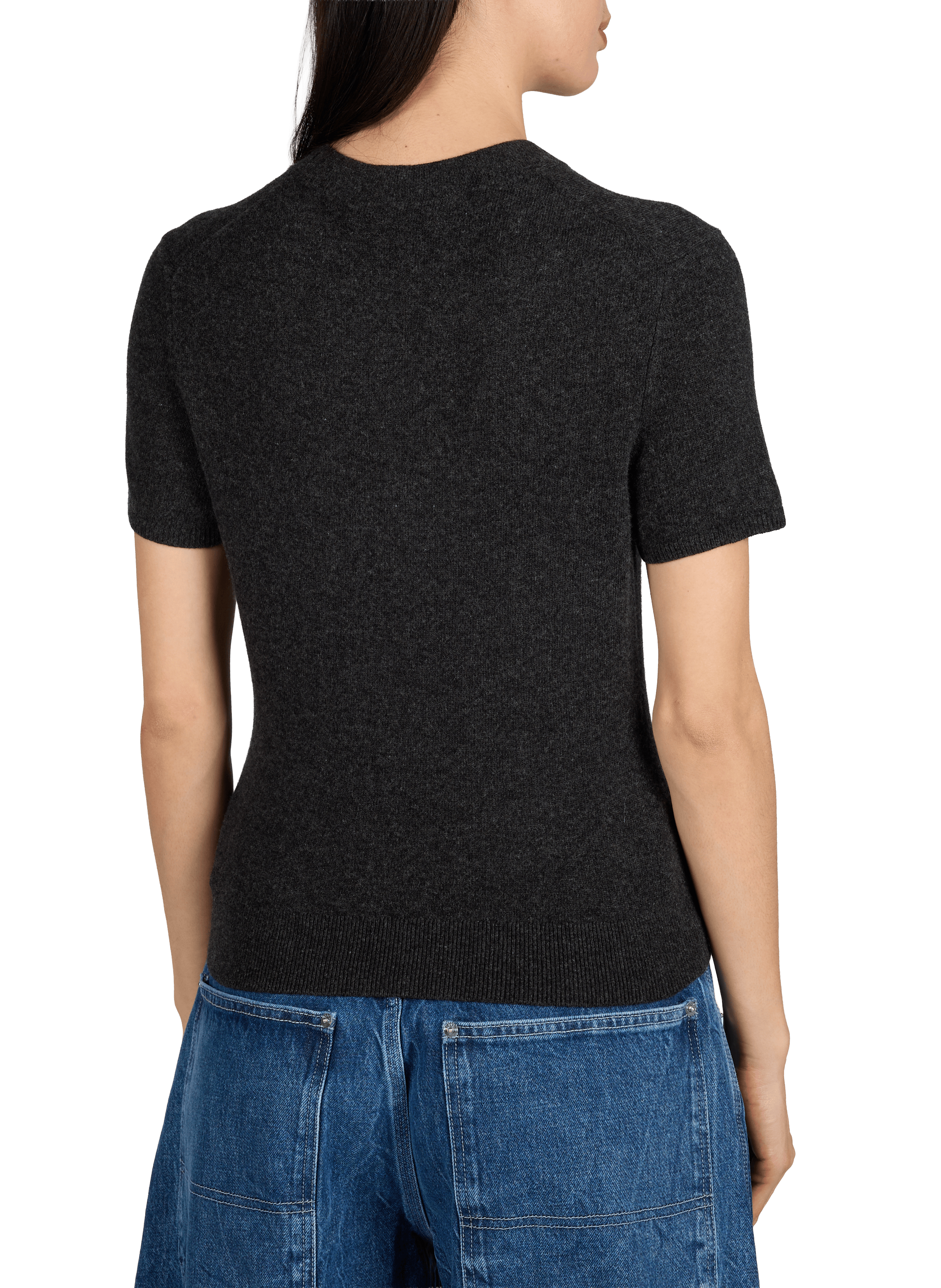 T-shirt en laine ALEXANDER WANG Noir