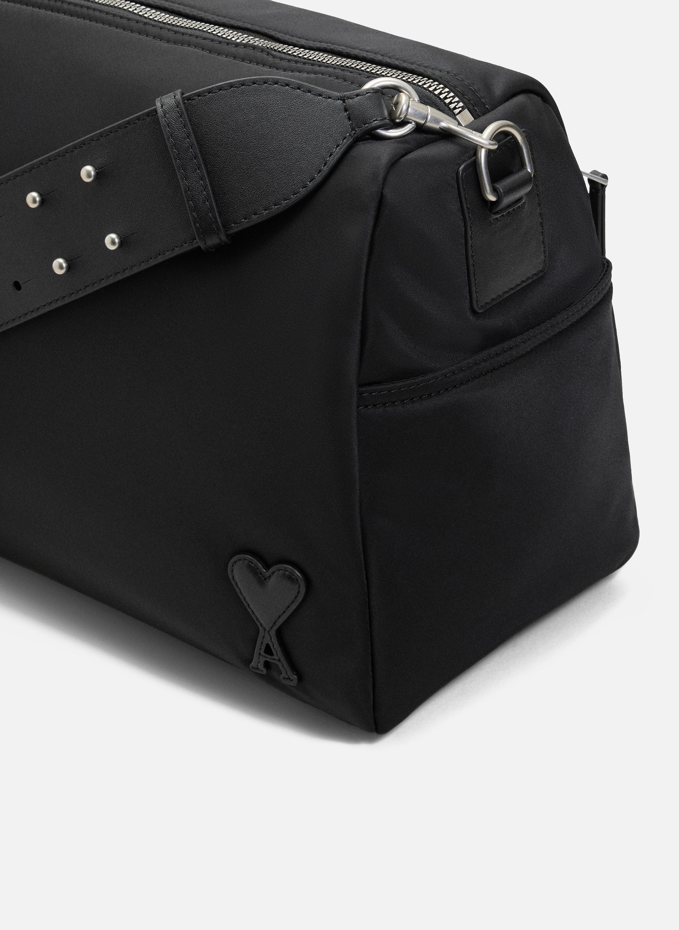 Sac Marcel Large En Nylon Ouatiné unisexe AMI PARIS Noir