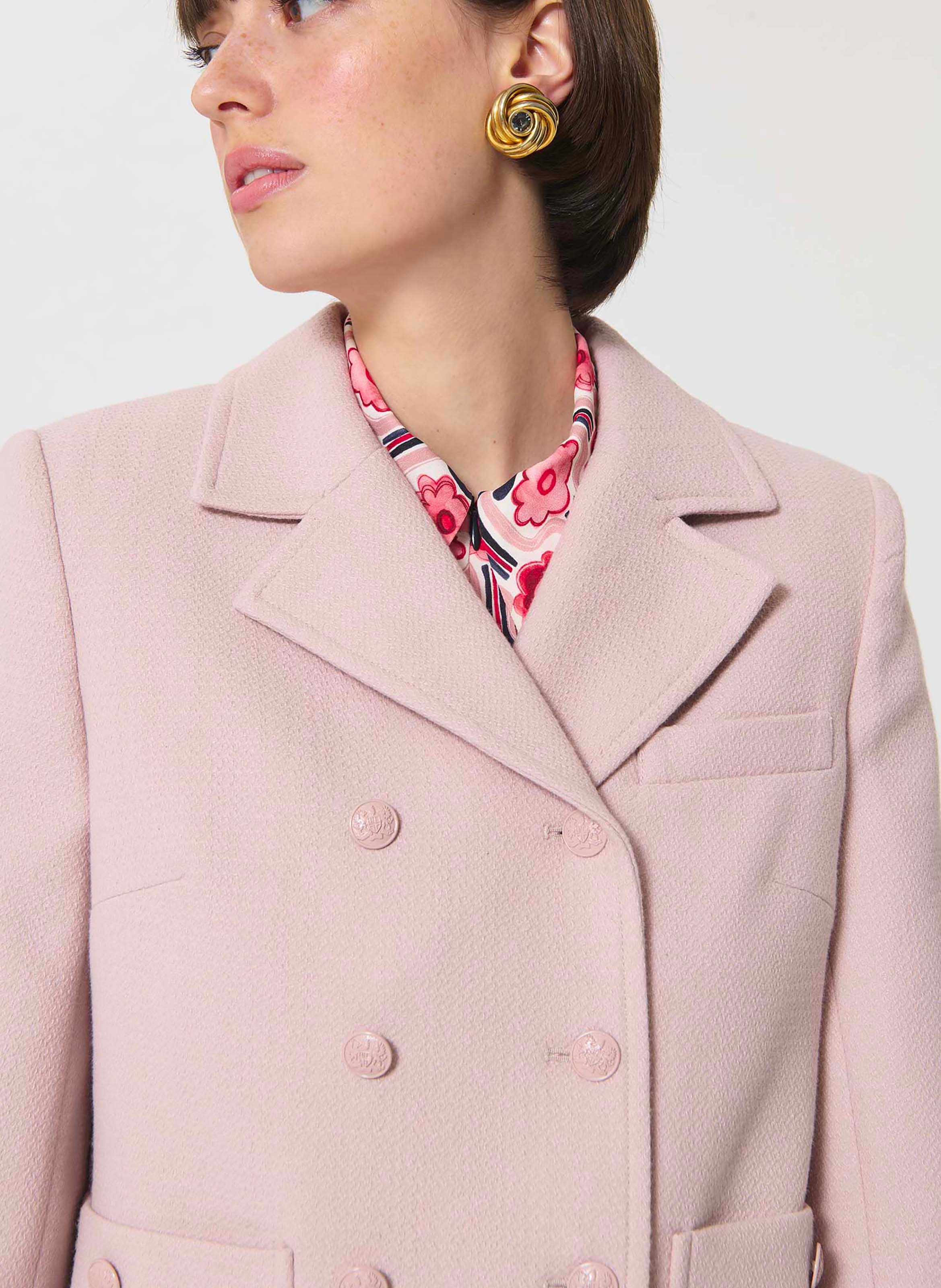 Manteau mathilde TARA JARMON Rose