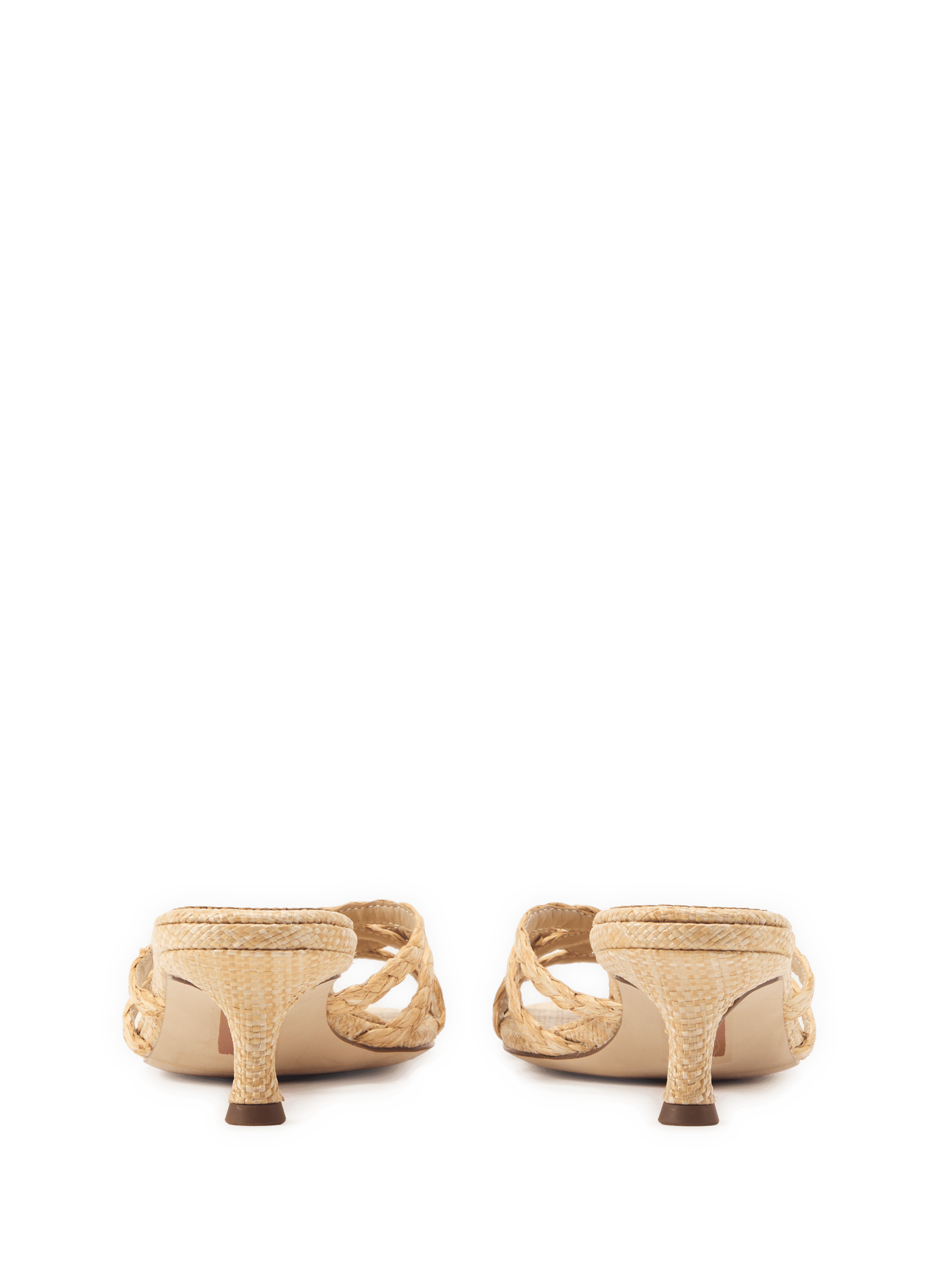 Camille raffia mules SAM EDELMAN Beige