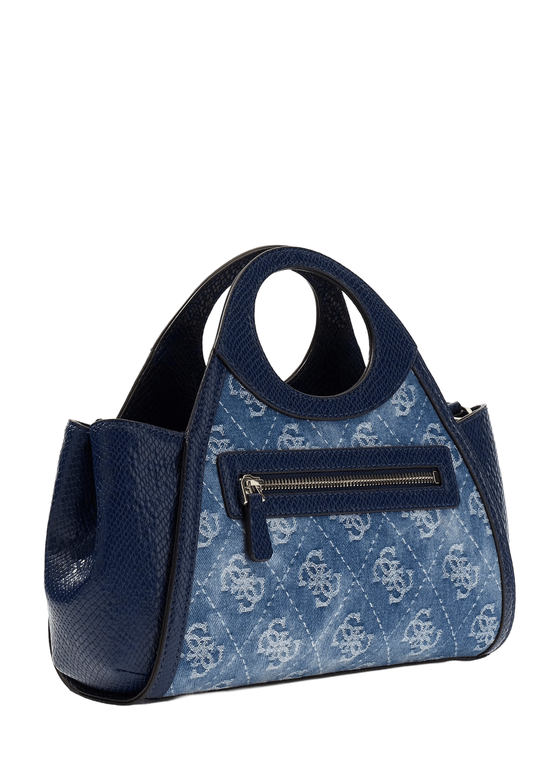 Borsa a tracolla denim Dovie con tracolla removibile GUESS Blu