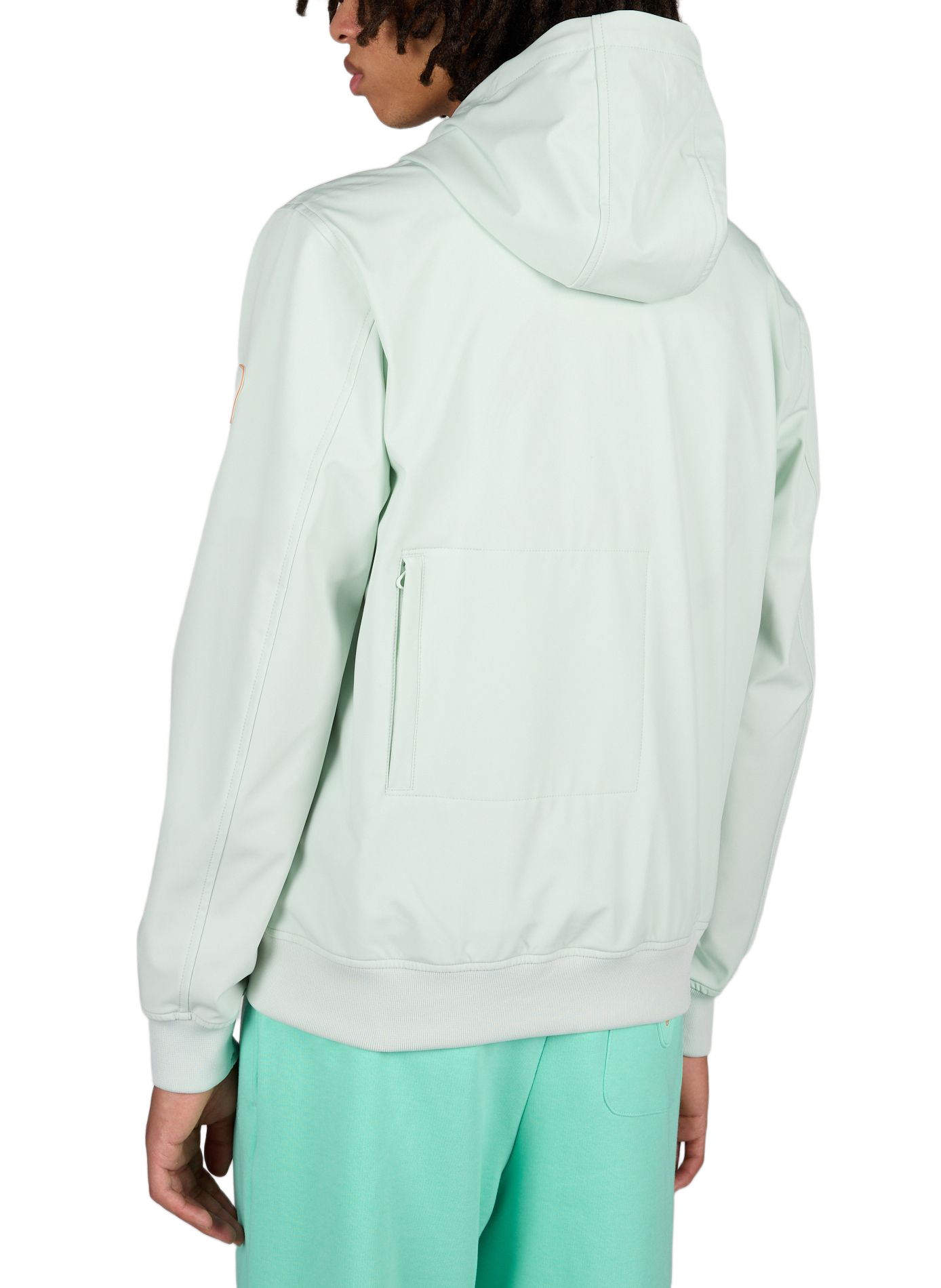 Ronaldo technical hooded jacket GERTRUDE ET GASTON Green