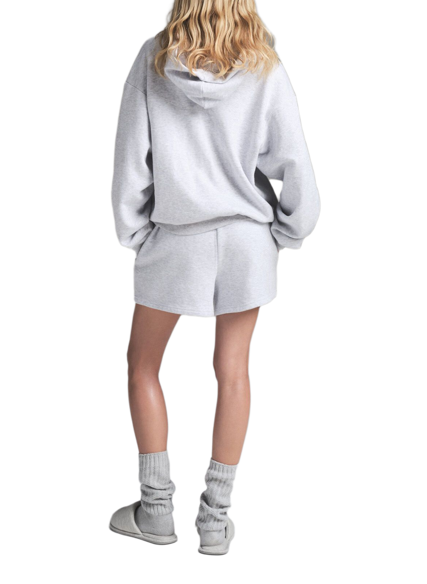 Cotton Blend Hoodie SKIMS Grey