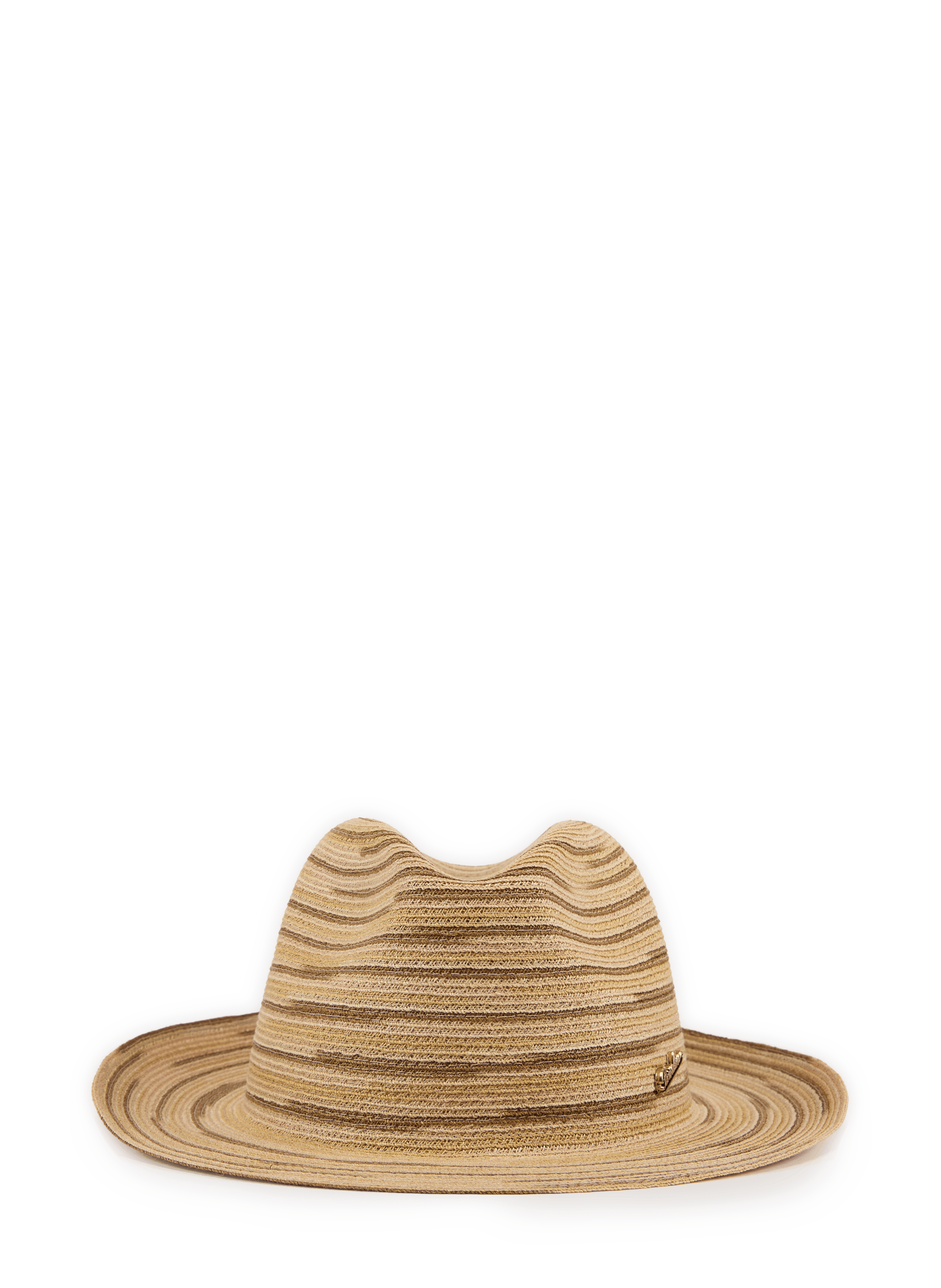 Ray Striped Straw Hat BORSALINO Beige