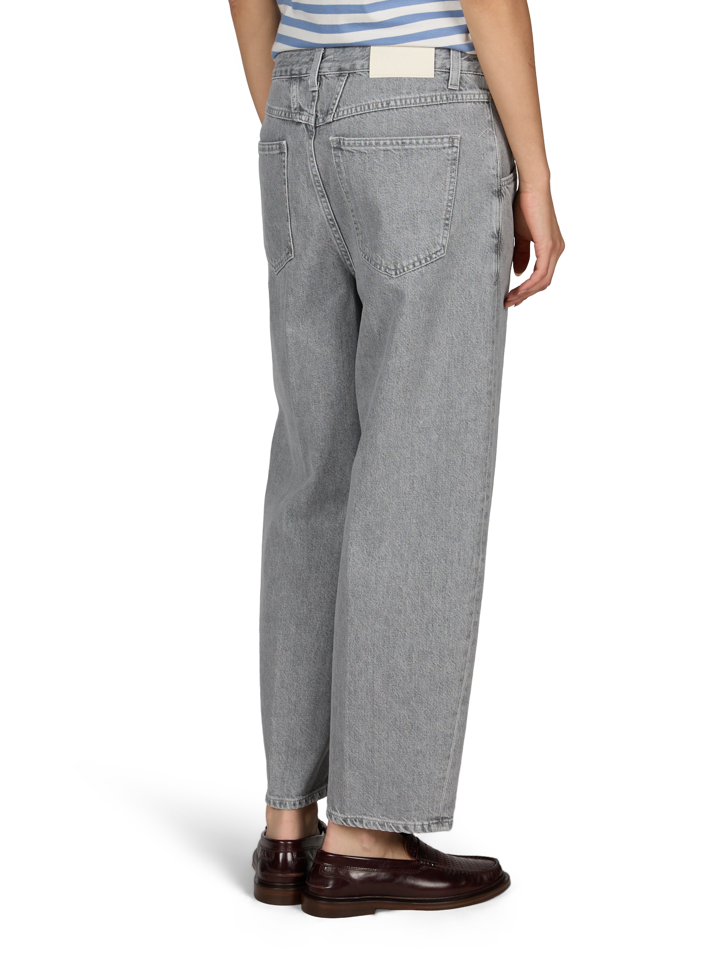 Tapered Cotton Stover-X Jeans CLOSED Grey