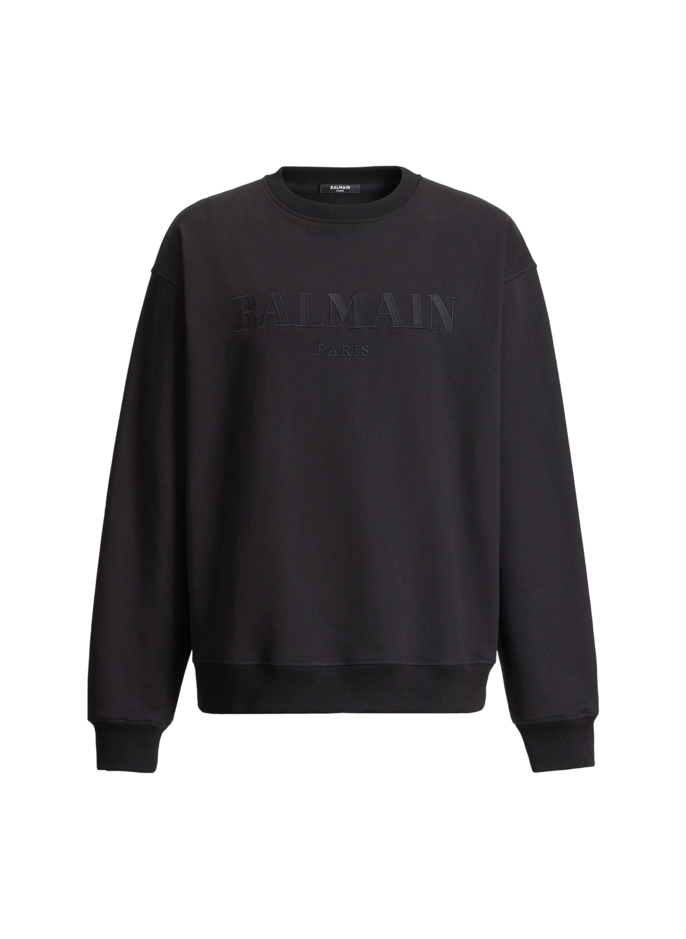 Sweat-shirt balmain vintage brodé BALMAIN Noir