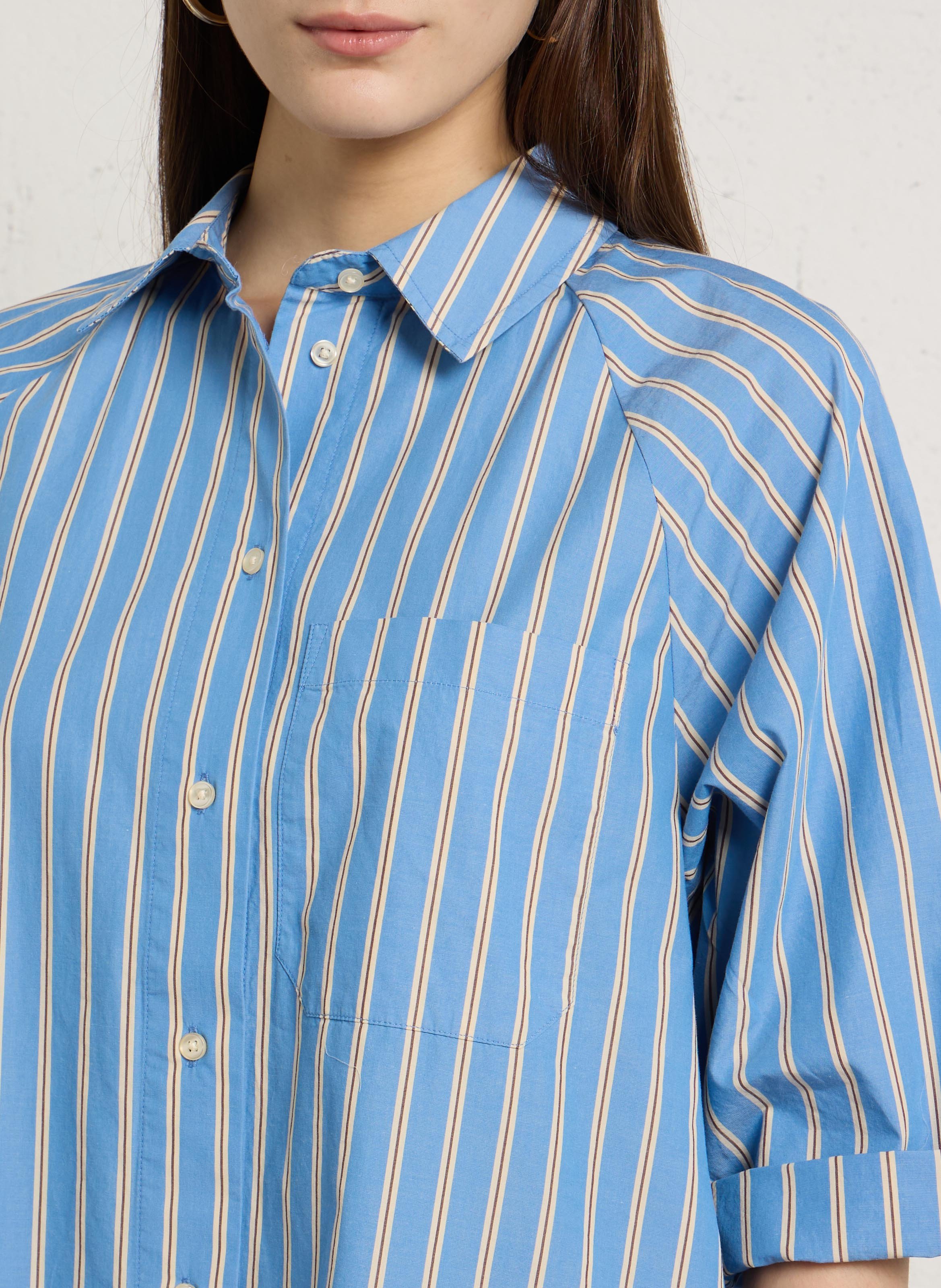Robe courtes à rayures besta MAISON 123 Bleu