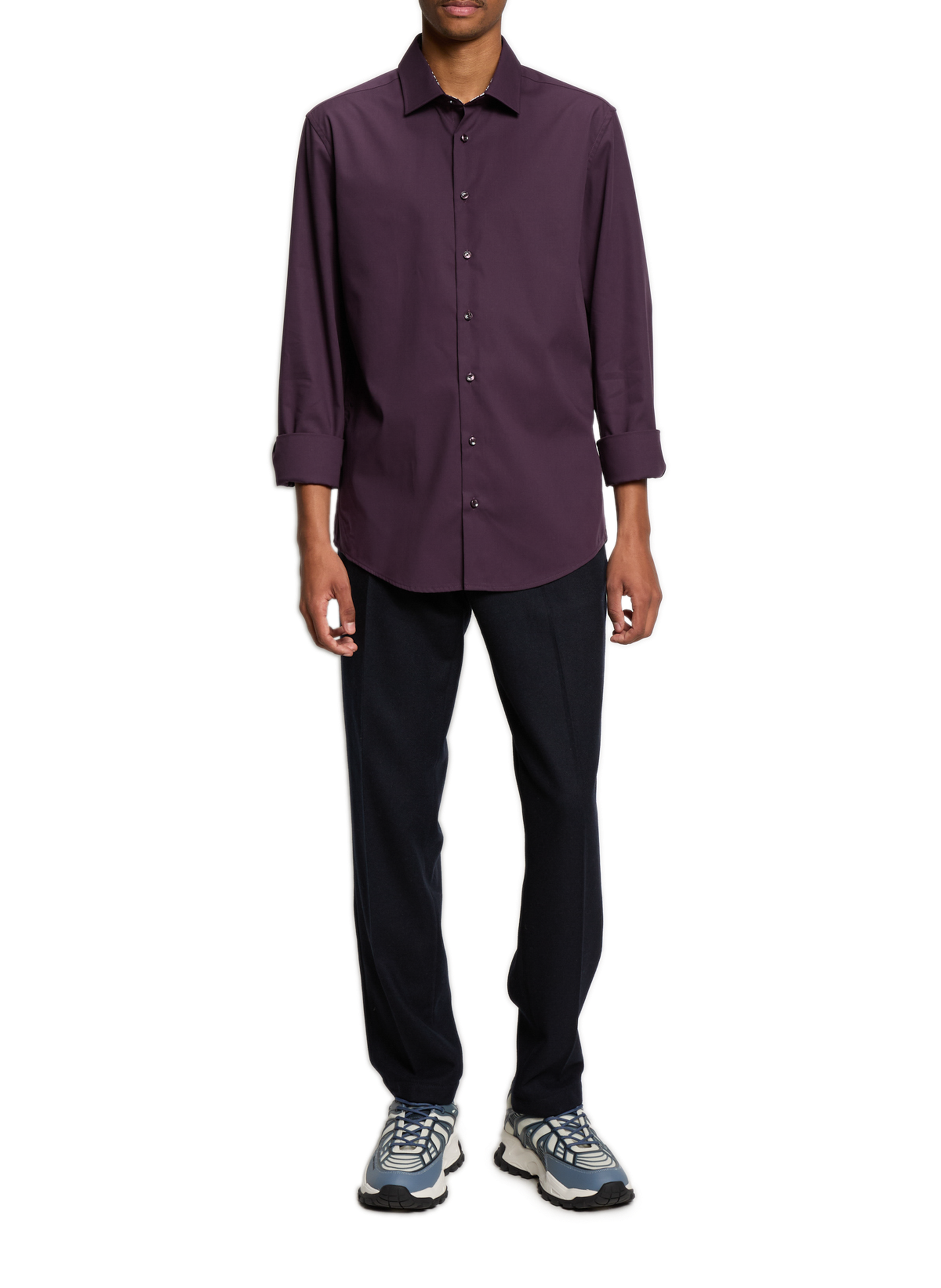  Cotton shirt SEIDENSTICKER Purple