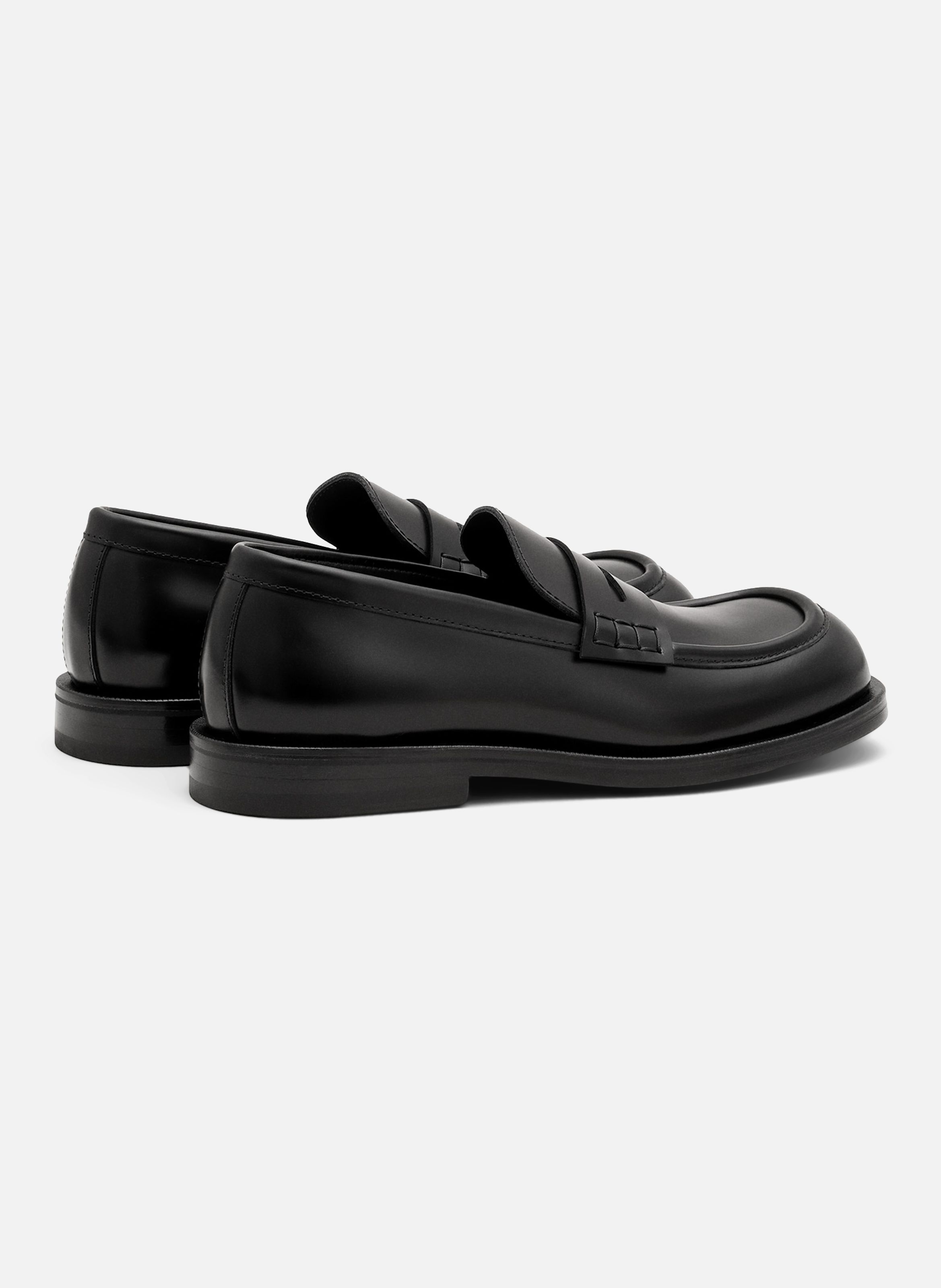 Mocassins unisexe en cuir de veau AMI PARIS Noir