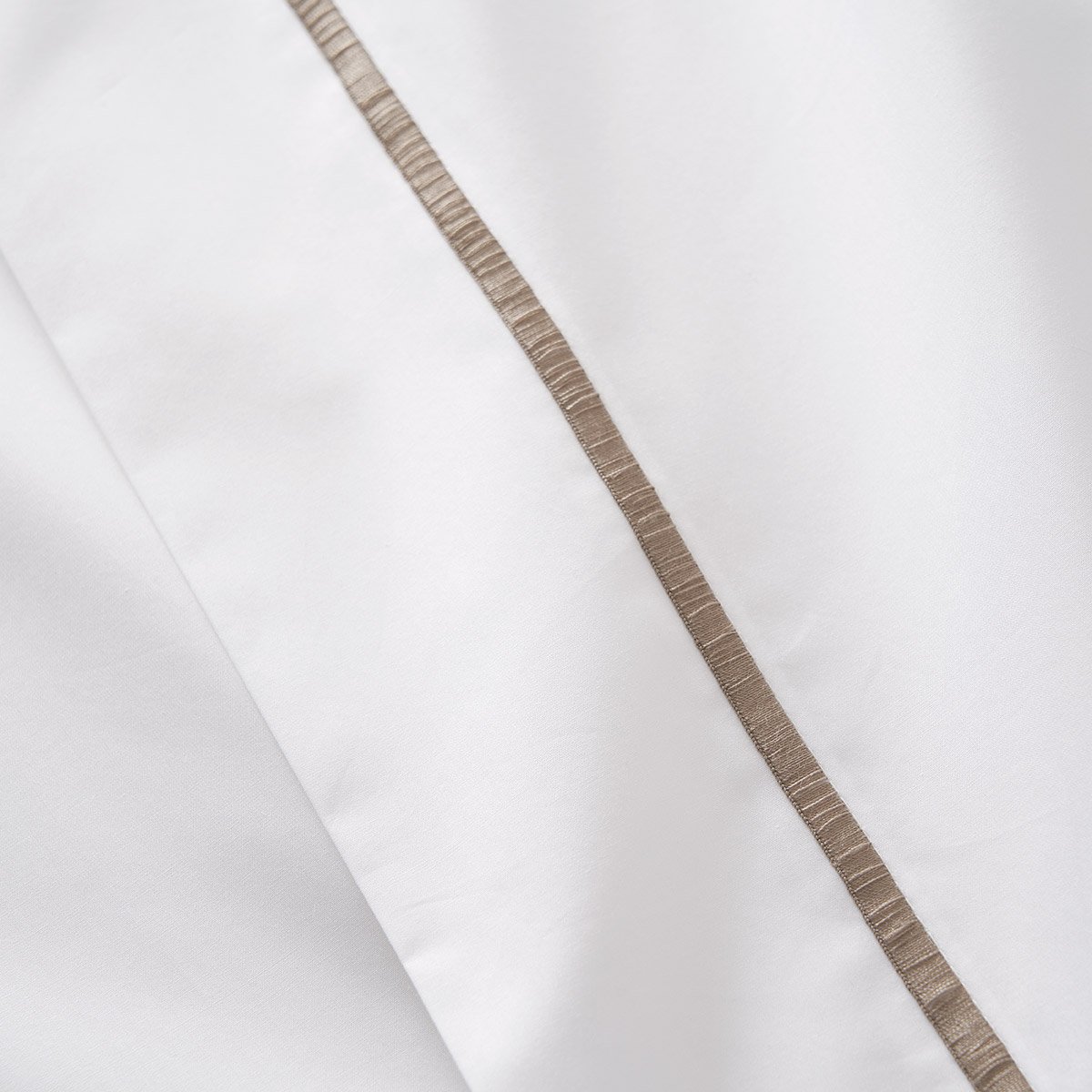Drap plat en percale de coton, athéna YVES DELORME Gris