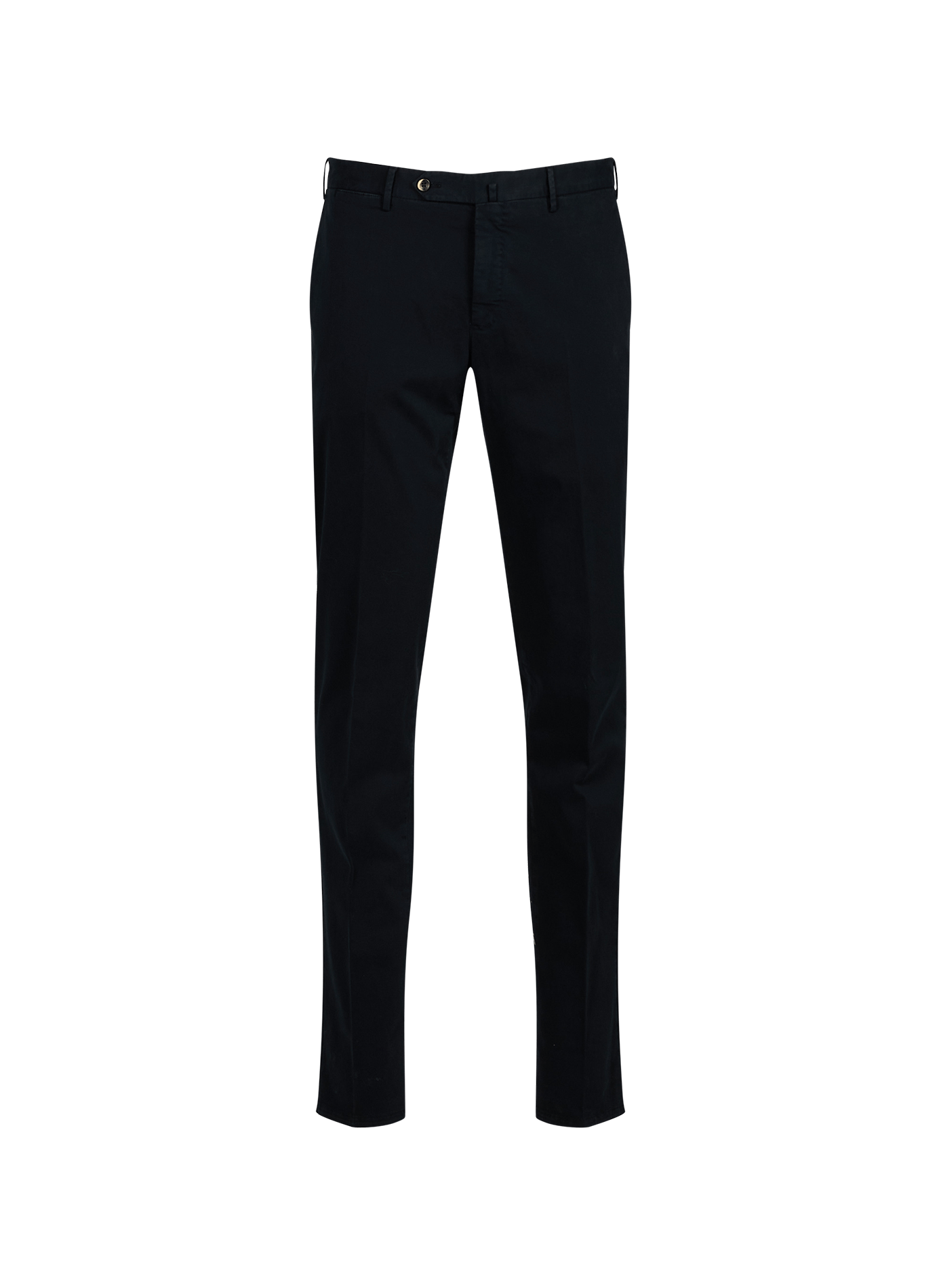 Pantalon slim à plis en coton PT01 Bleu