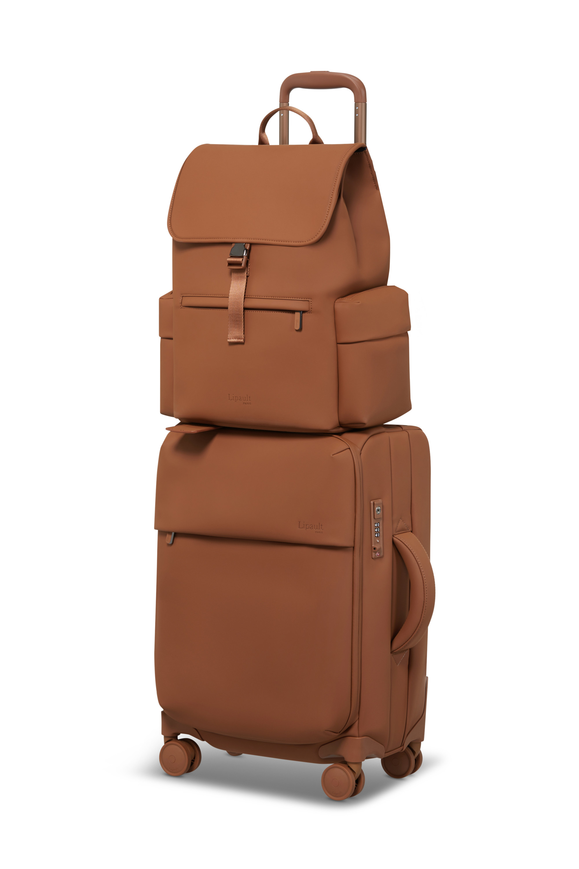 Lost in berlin sac à dos cargo LIPAULT PARIS Marron