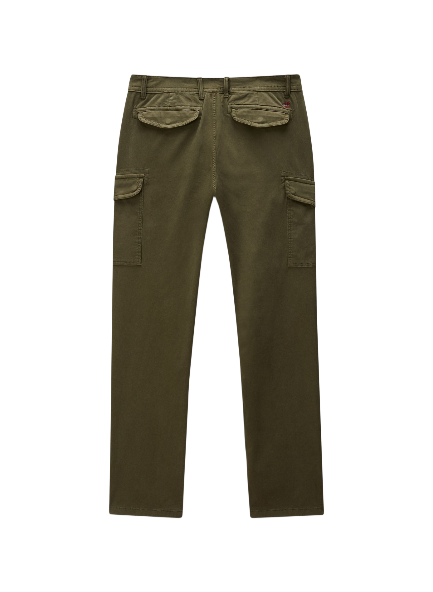 Plain straight-leg pocket trousers NAPAPIJRI Khaki