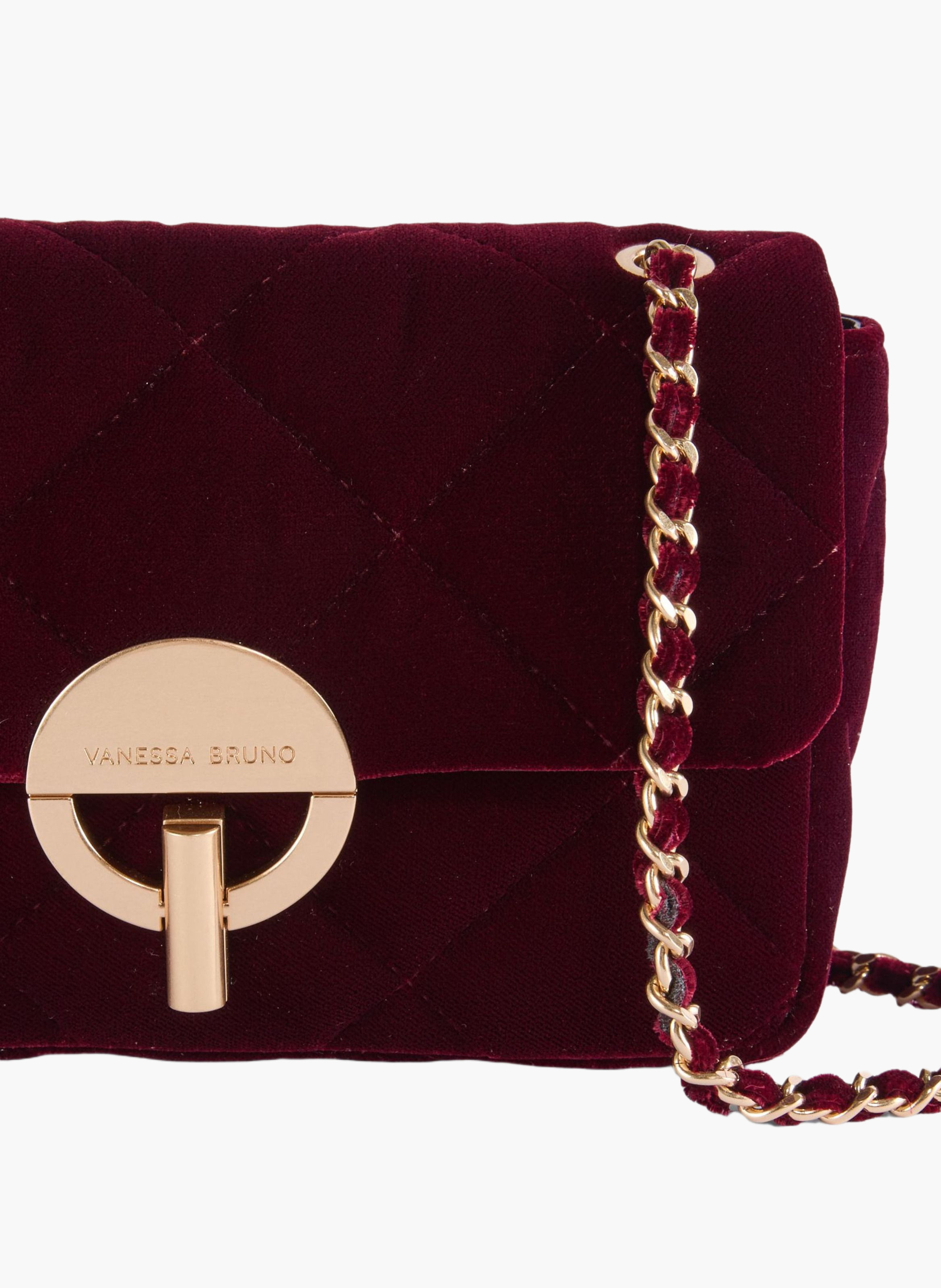 Moon moyen velours VANESSA BRUNO Rouge