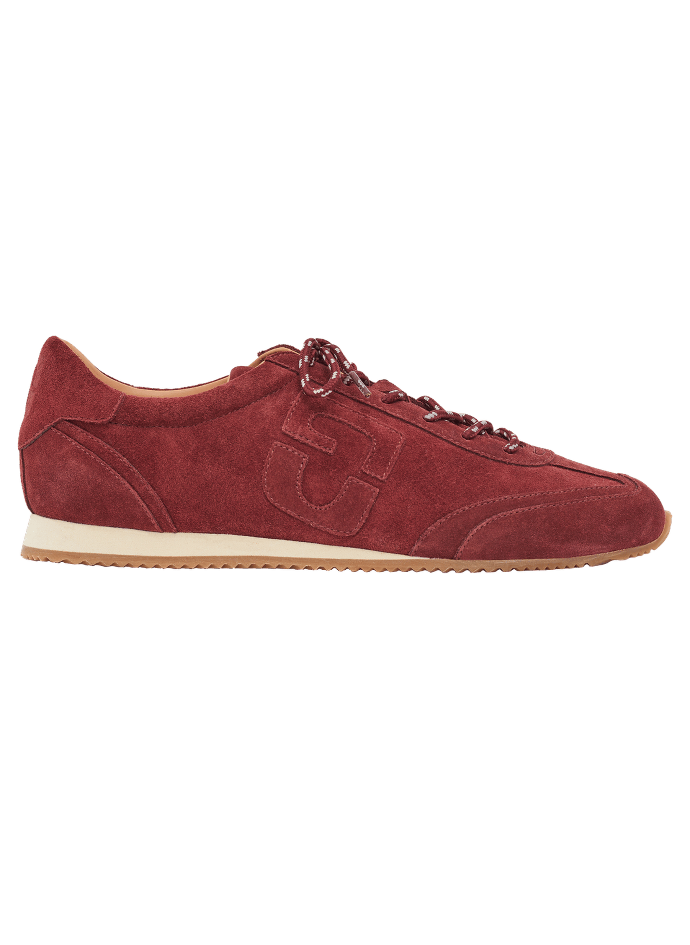 Sneakers en cuir velours - mady  Bordeaux