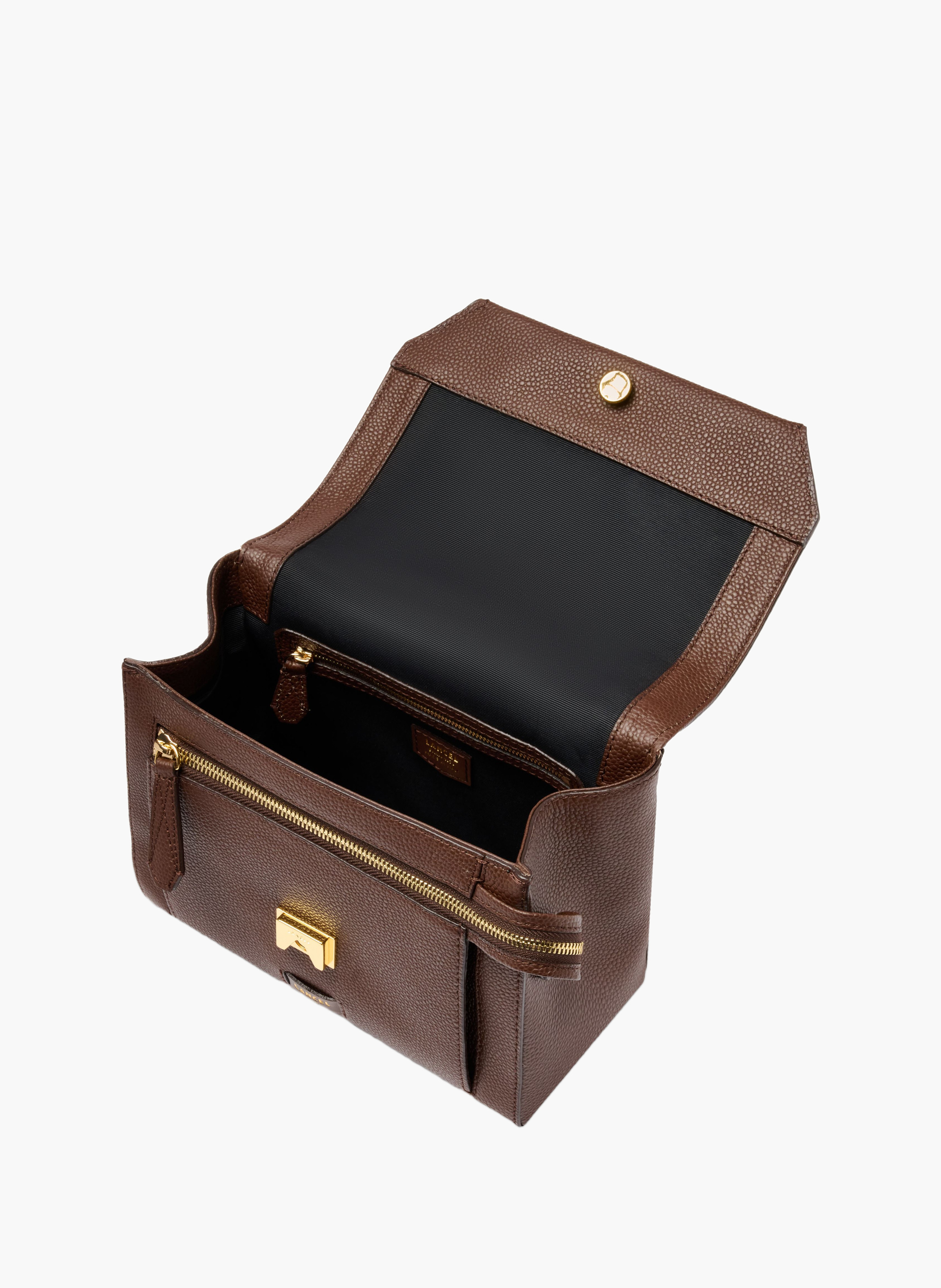 Schoudertas met flap van Lancel in leer | Bruin LANCEL Dames