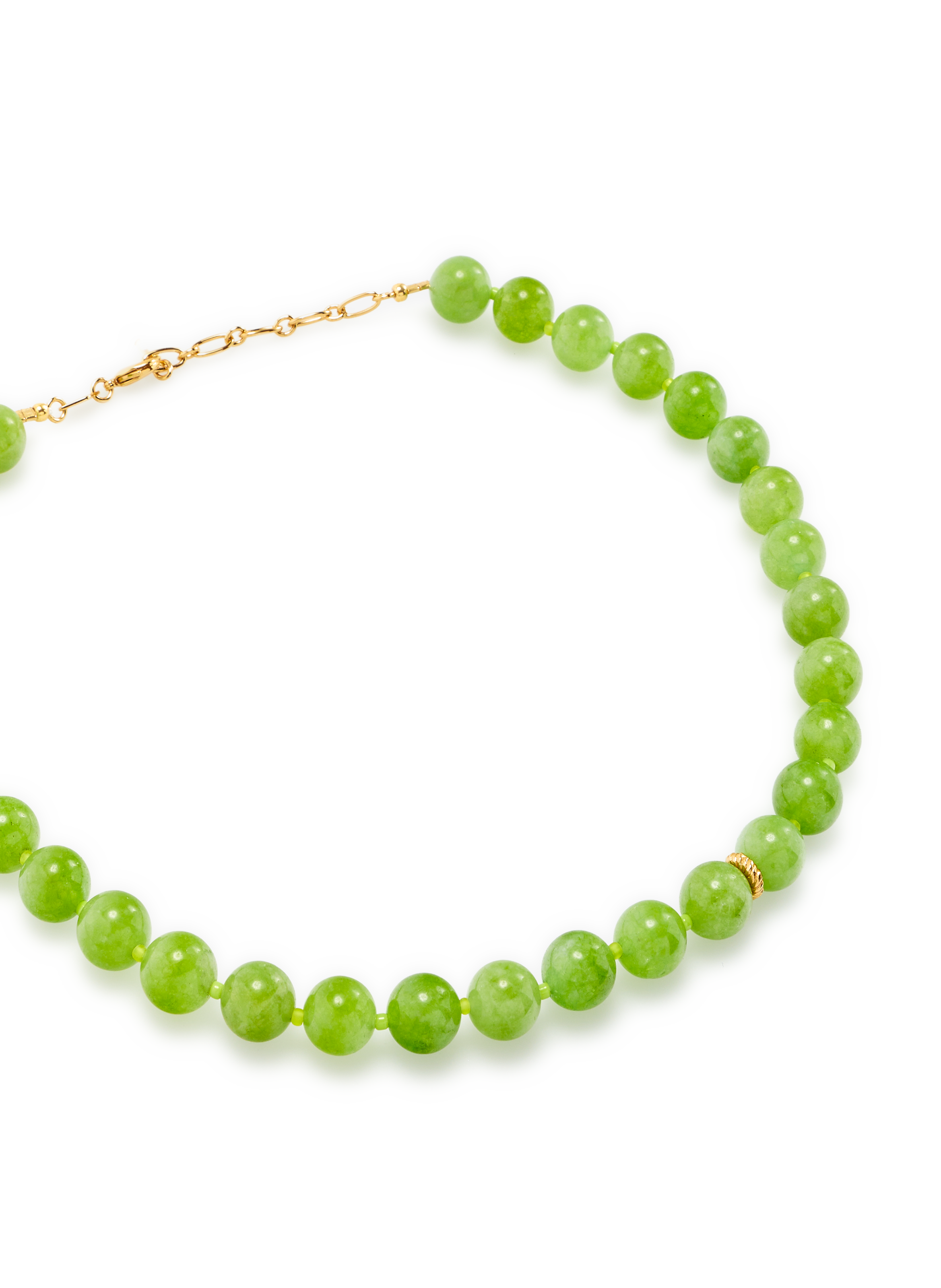 Glass bead necklace ANNI LU Golden