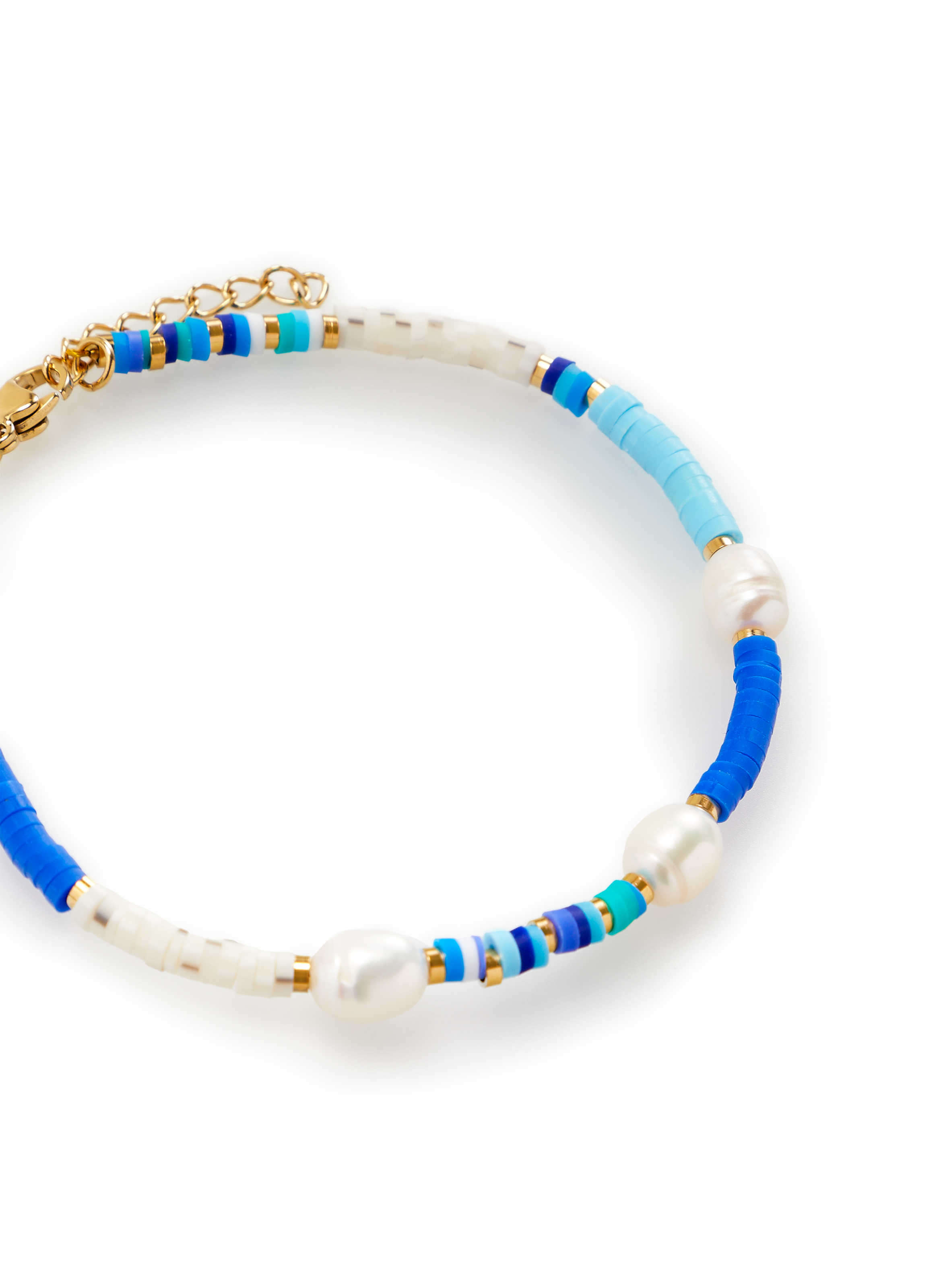 Bracelet with coloured beads AU PRINTEMPS PARIS Blue