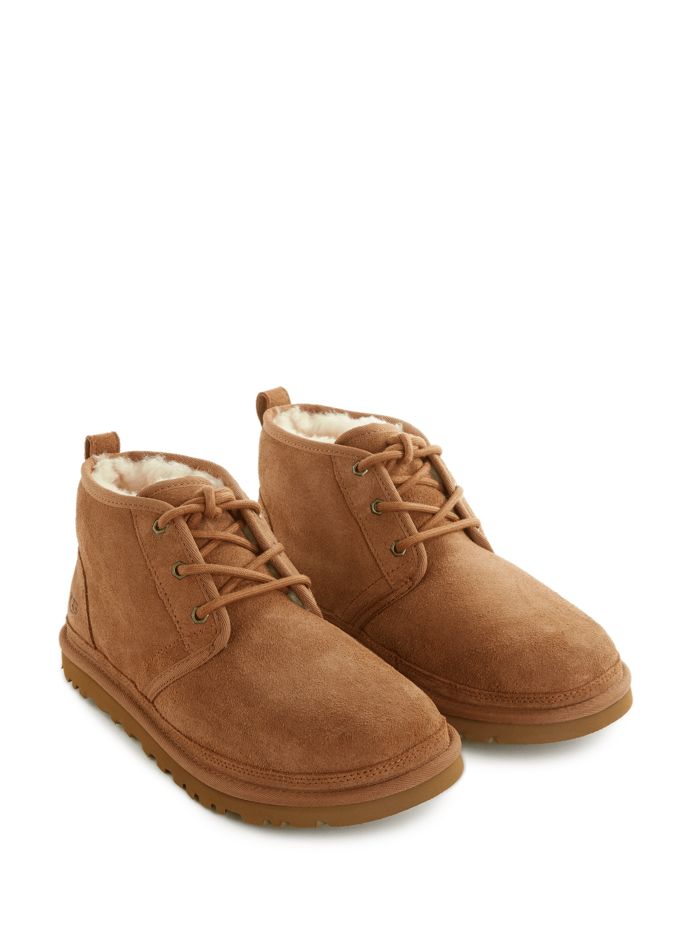 Suede lace-up shoes UGG Brown