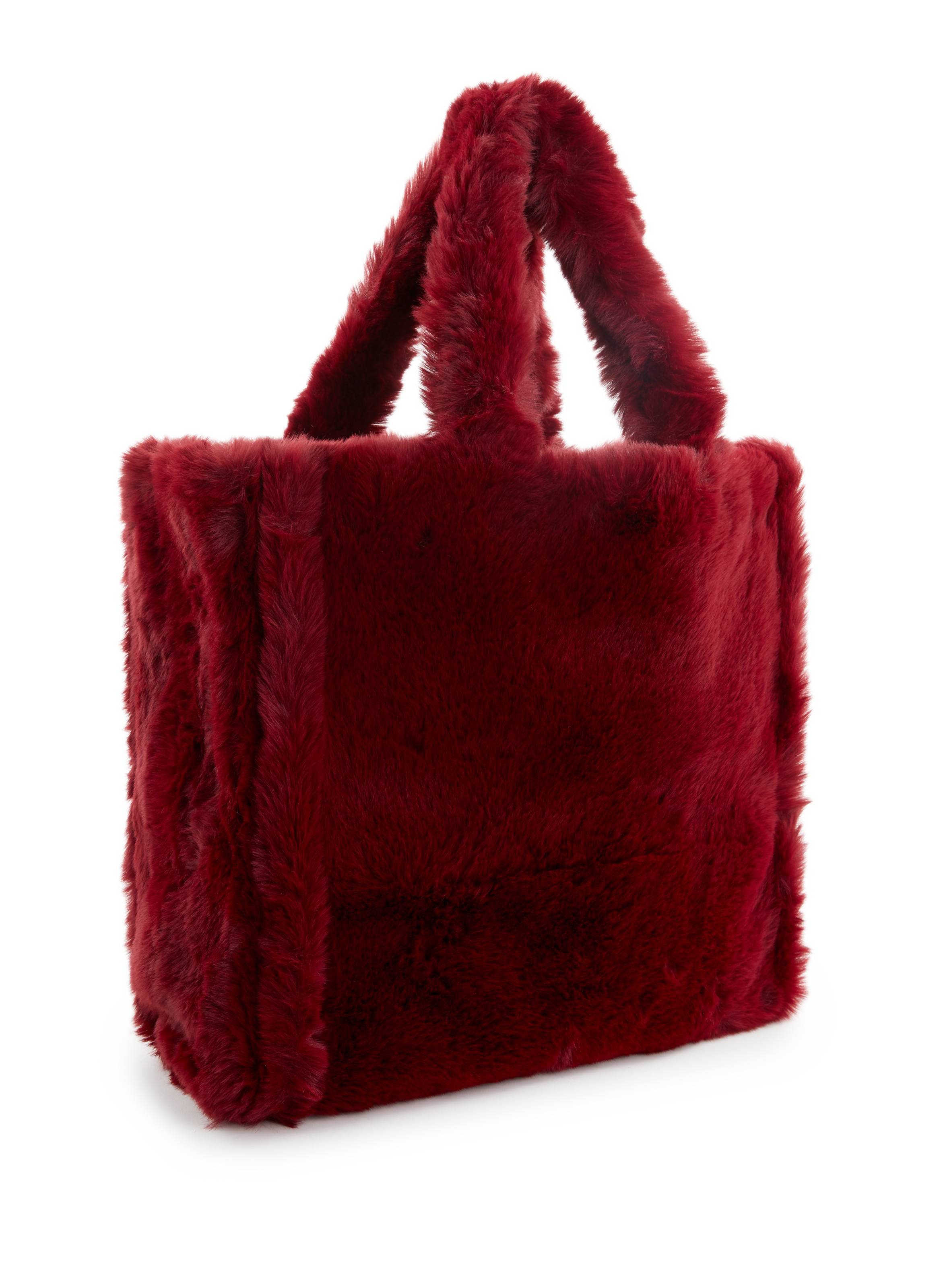 Fur tote bag  SAISON 1865 Red