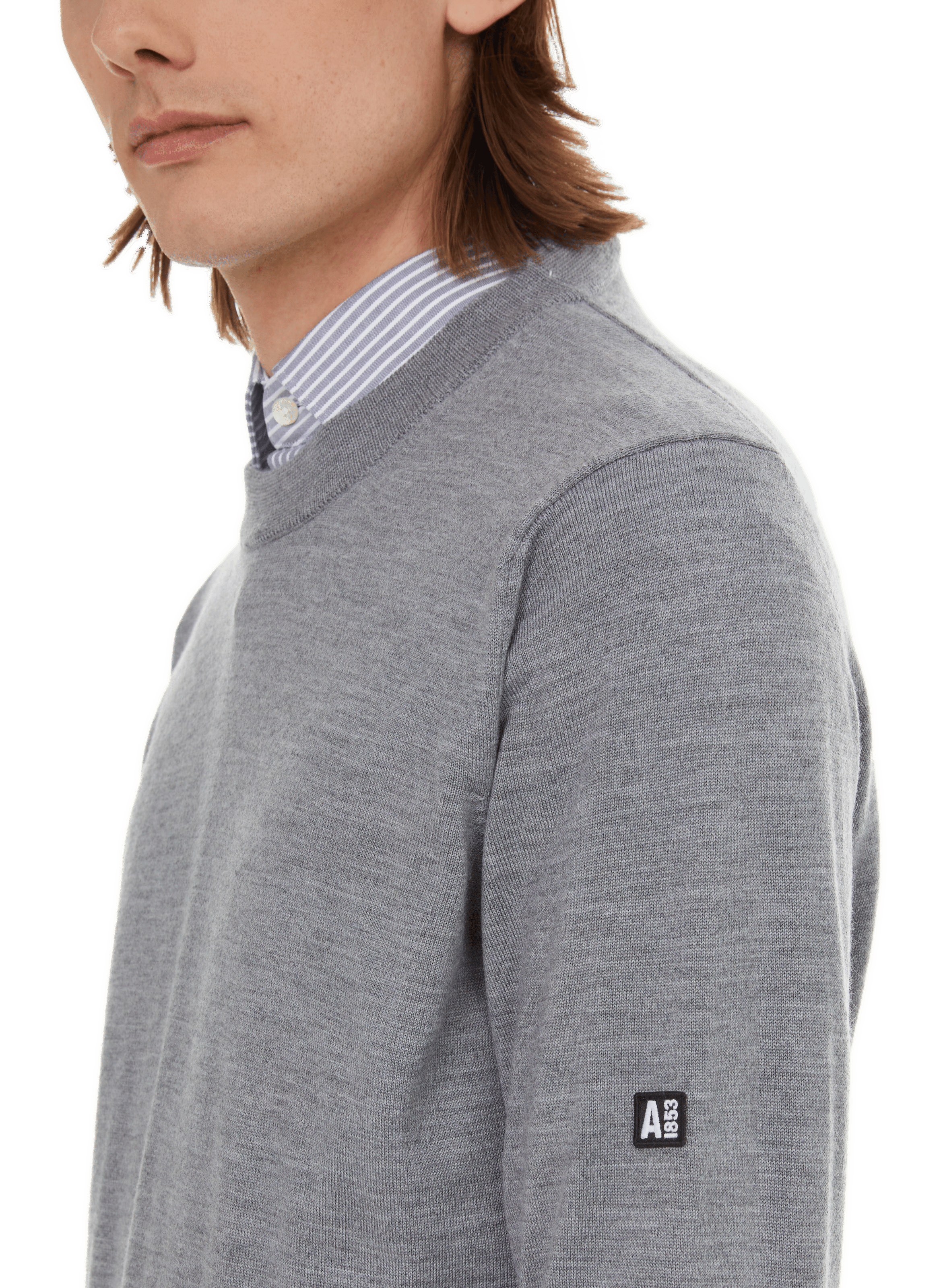 Pull en laine AIGLE Gris