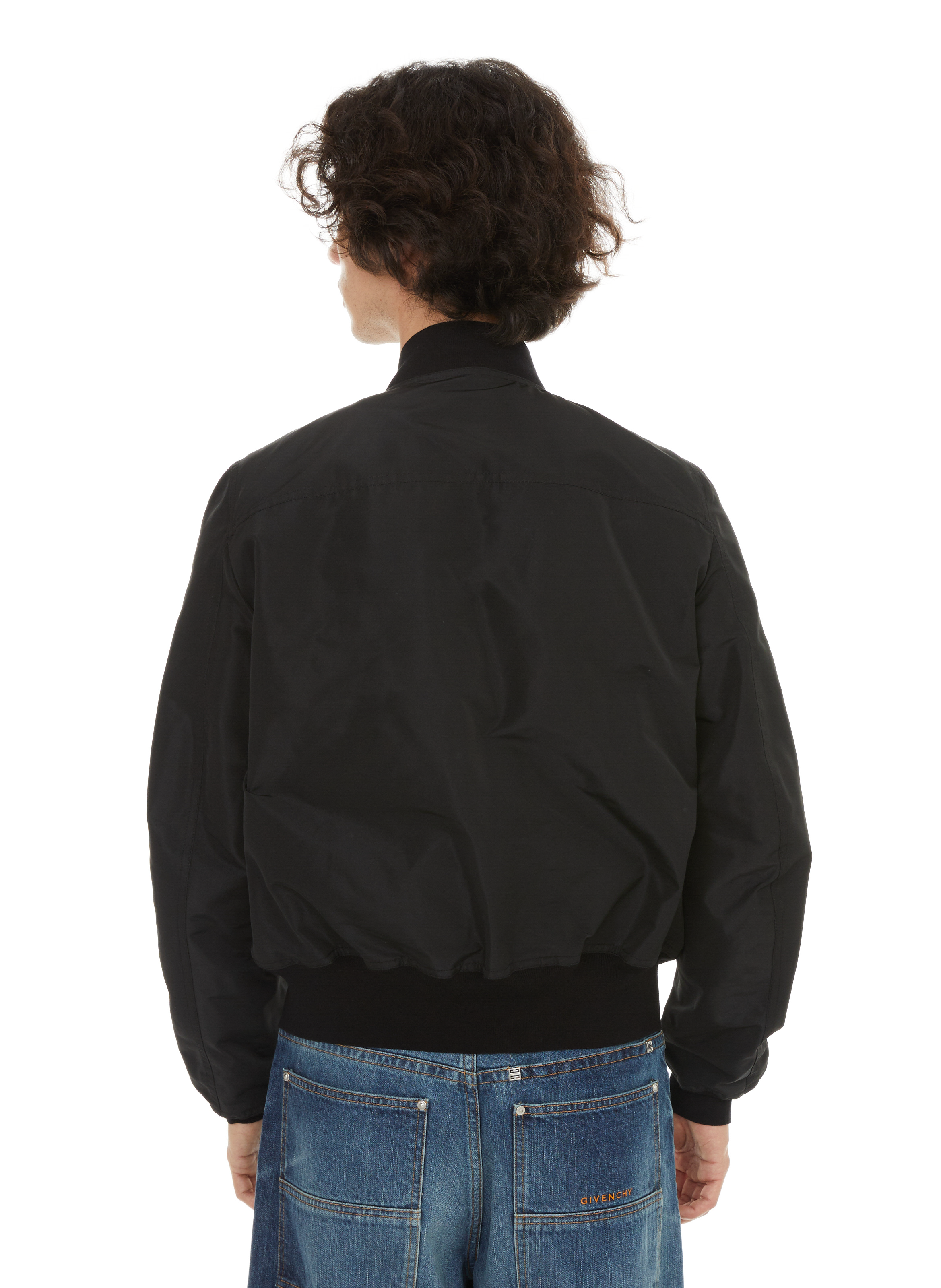 Plain bomber jacket RICK OWENS Black