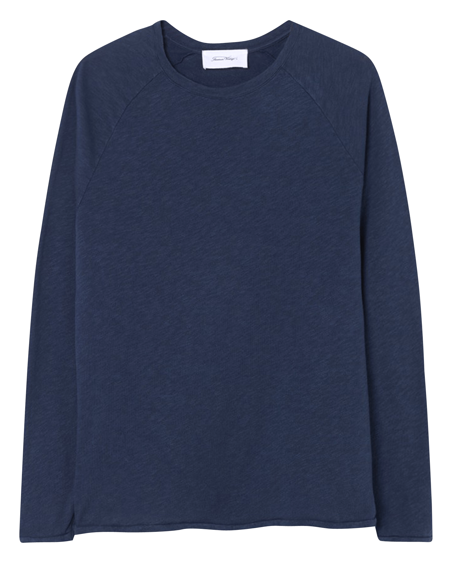 Tee-shirt col rond en coton flammé sonoma AMERICAN VINTAGE Bleu