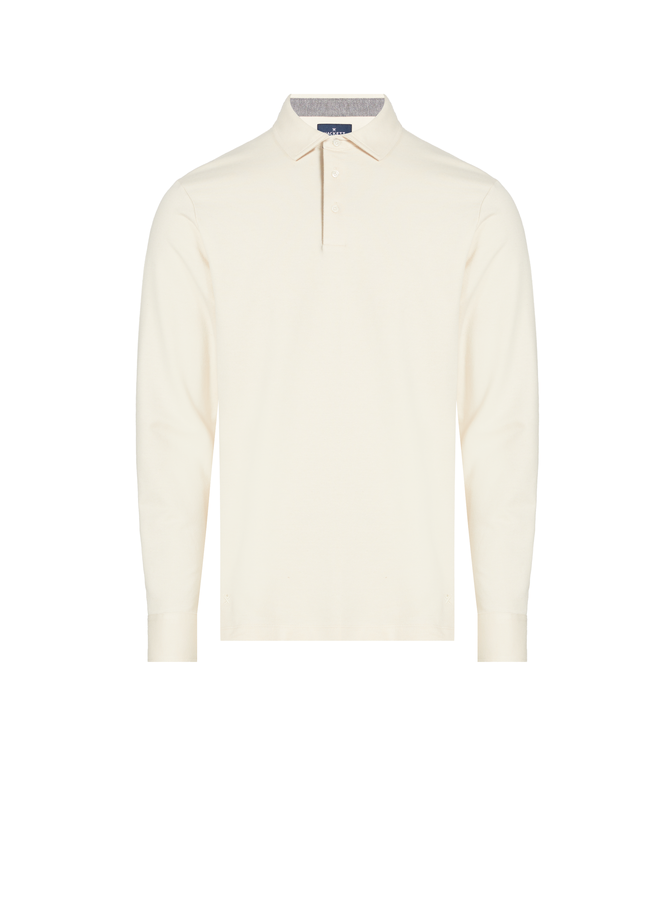 Polo en sergé de coton HACKETT Blanc