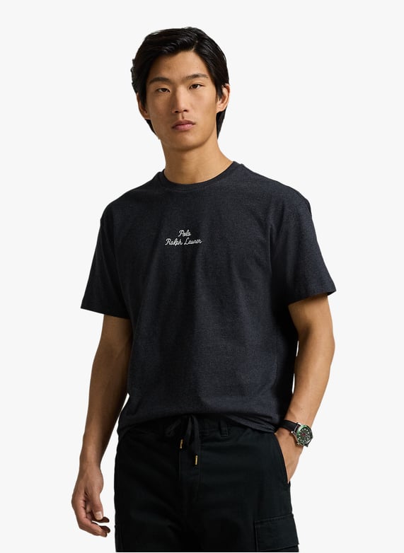 Cotton T-shirt | Black by POLO RALPH LAUREN Cotton T-shirt Black