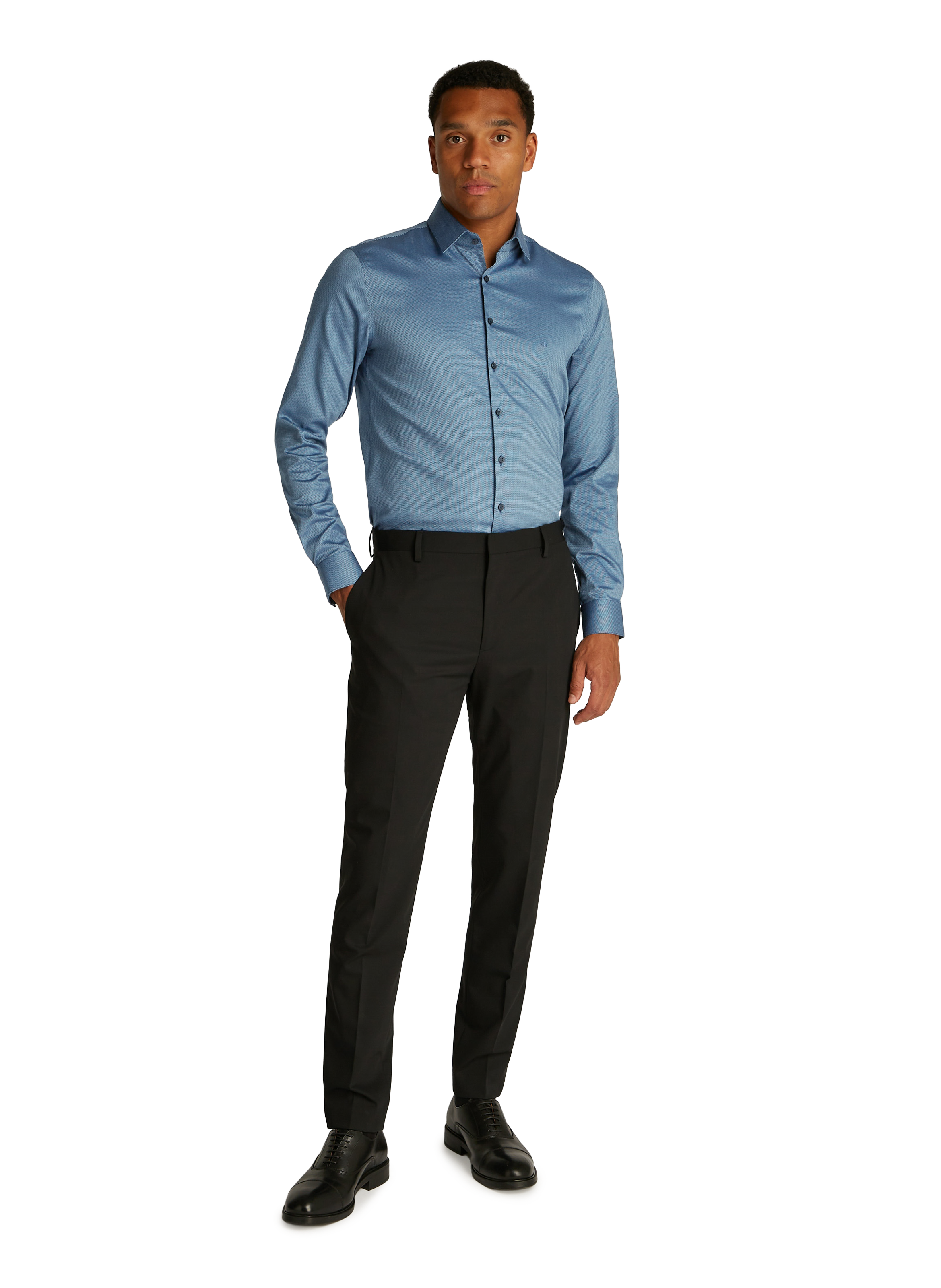 Chemise unie CALVIN KLEIN Bleu