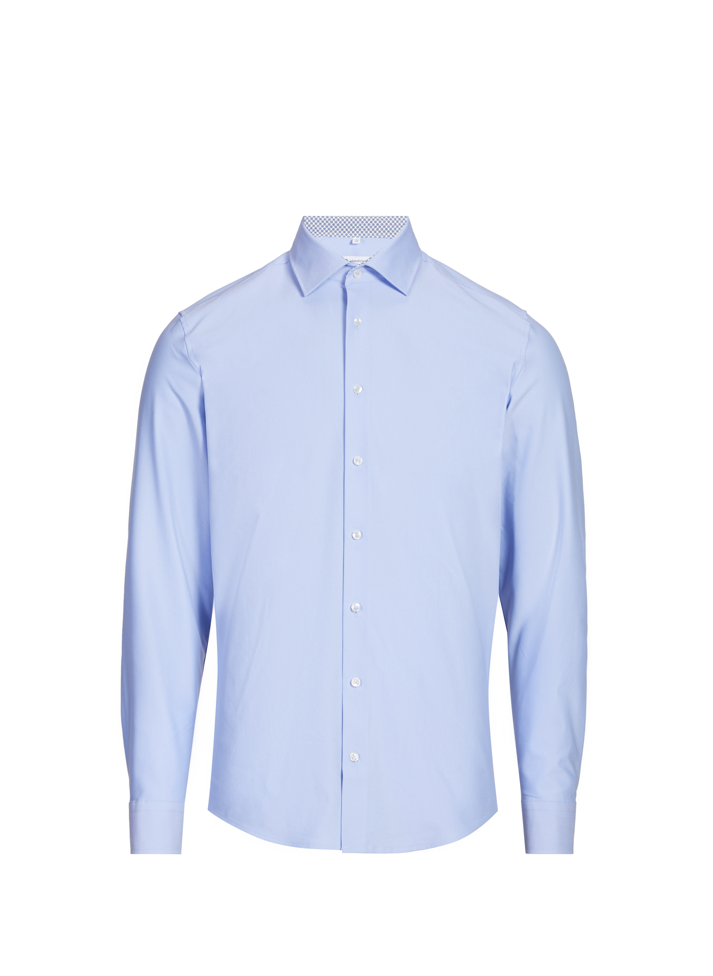 Cotton poplin shirt Blue