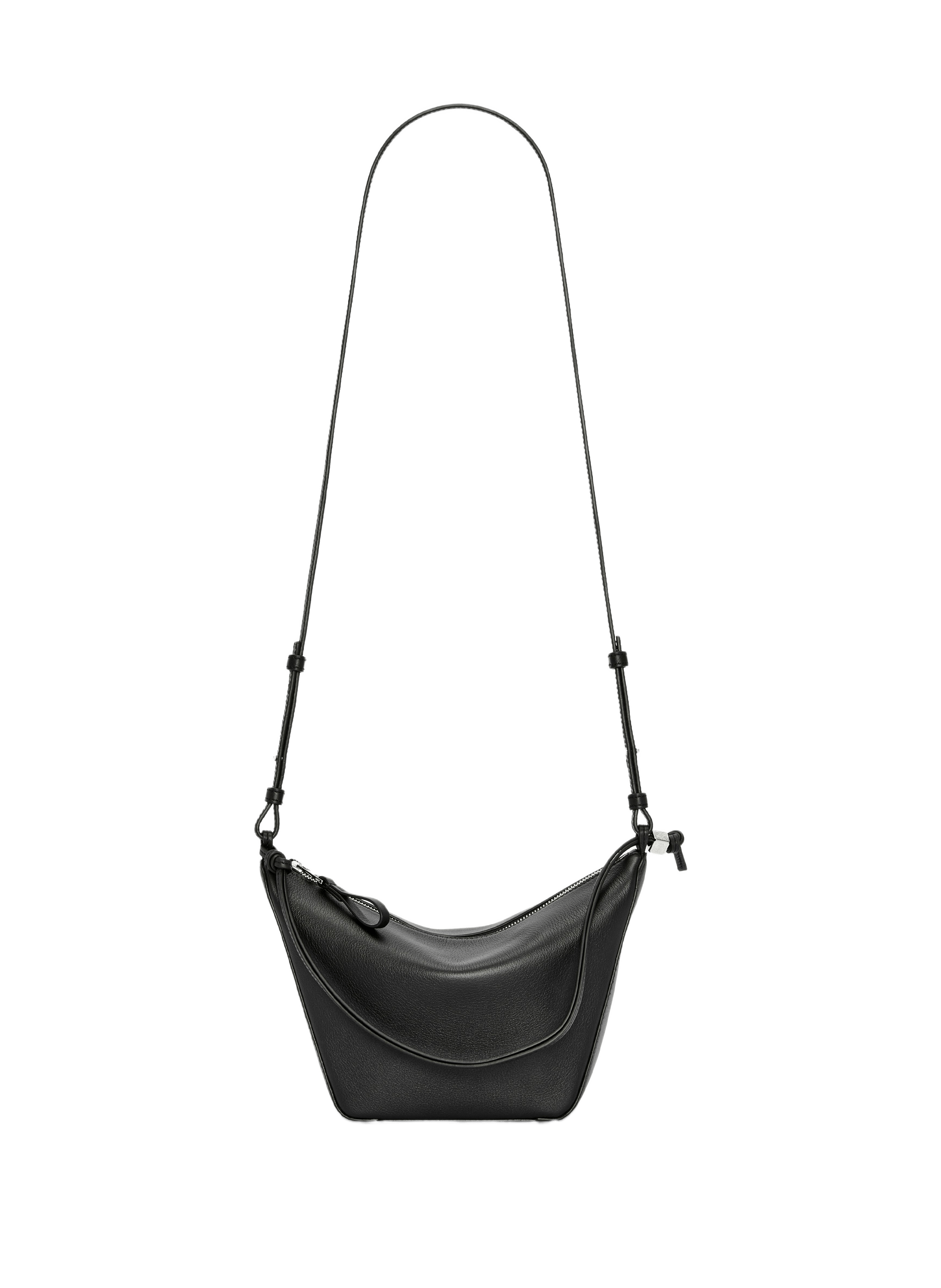 Mini Hammock hobo leather bag LOEWE Black