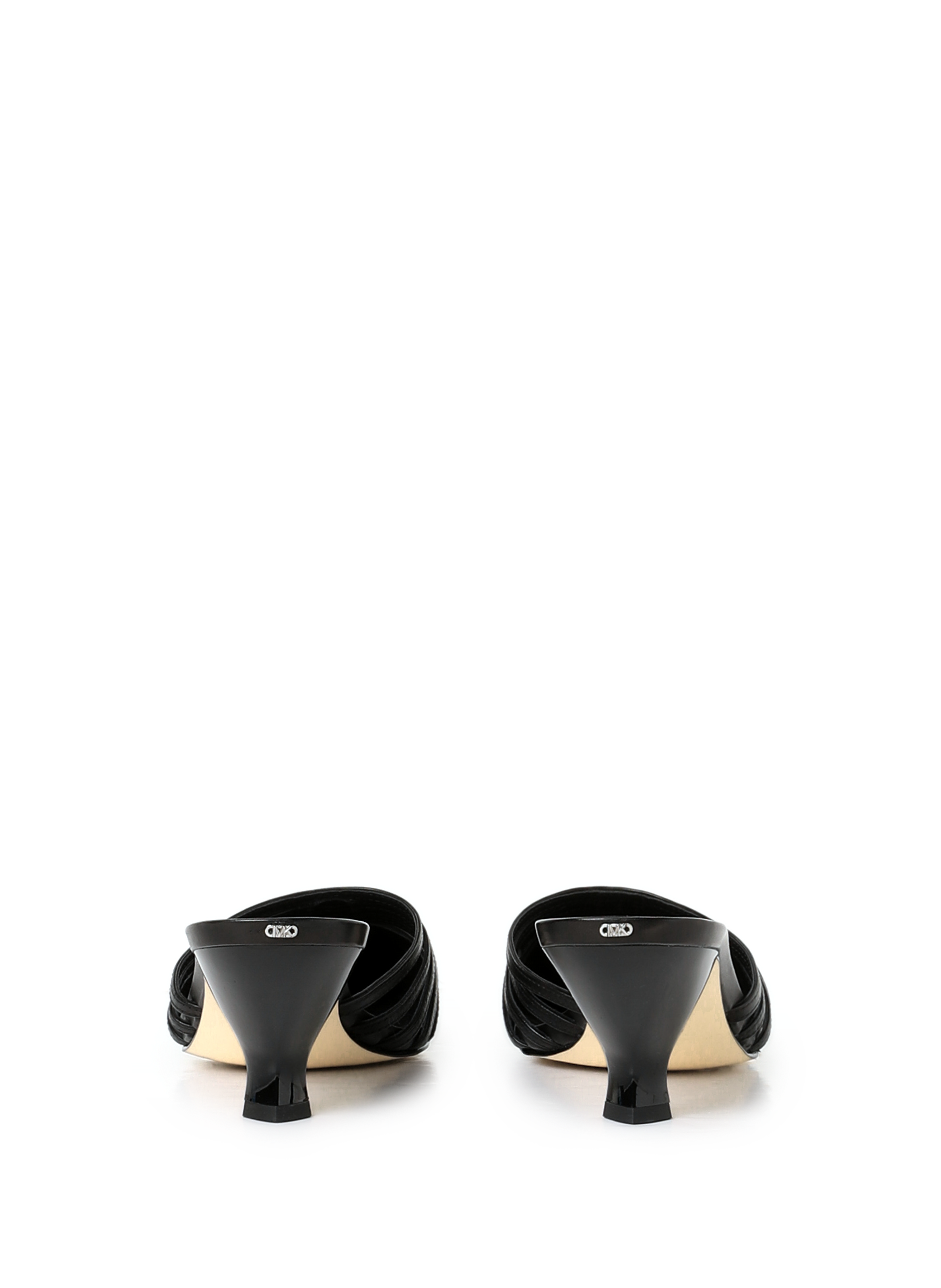 Mules à talon en cuir  MICHAEL KORS Noir