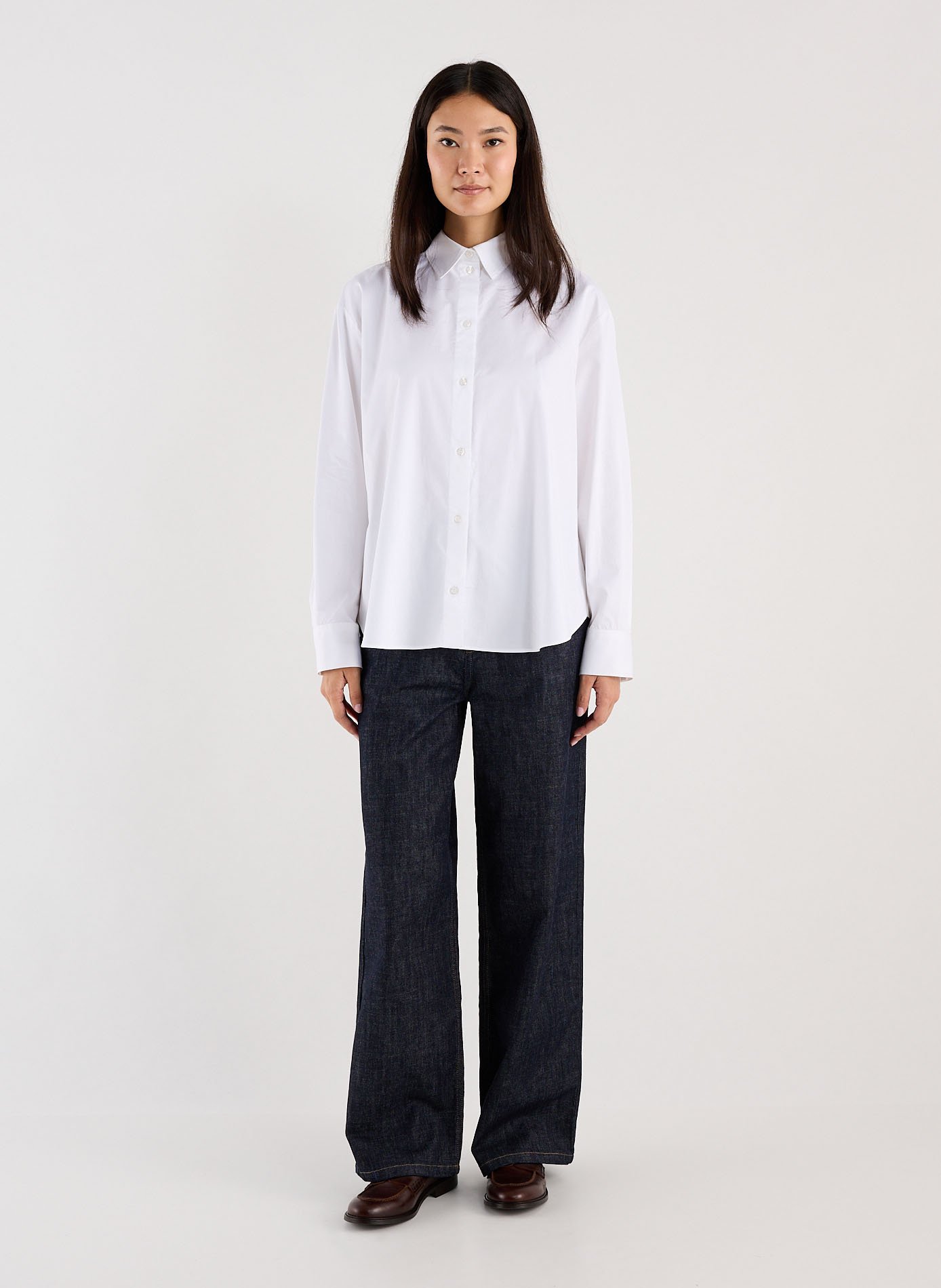 Classic cotton shirt SAISON 1865 White