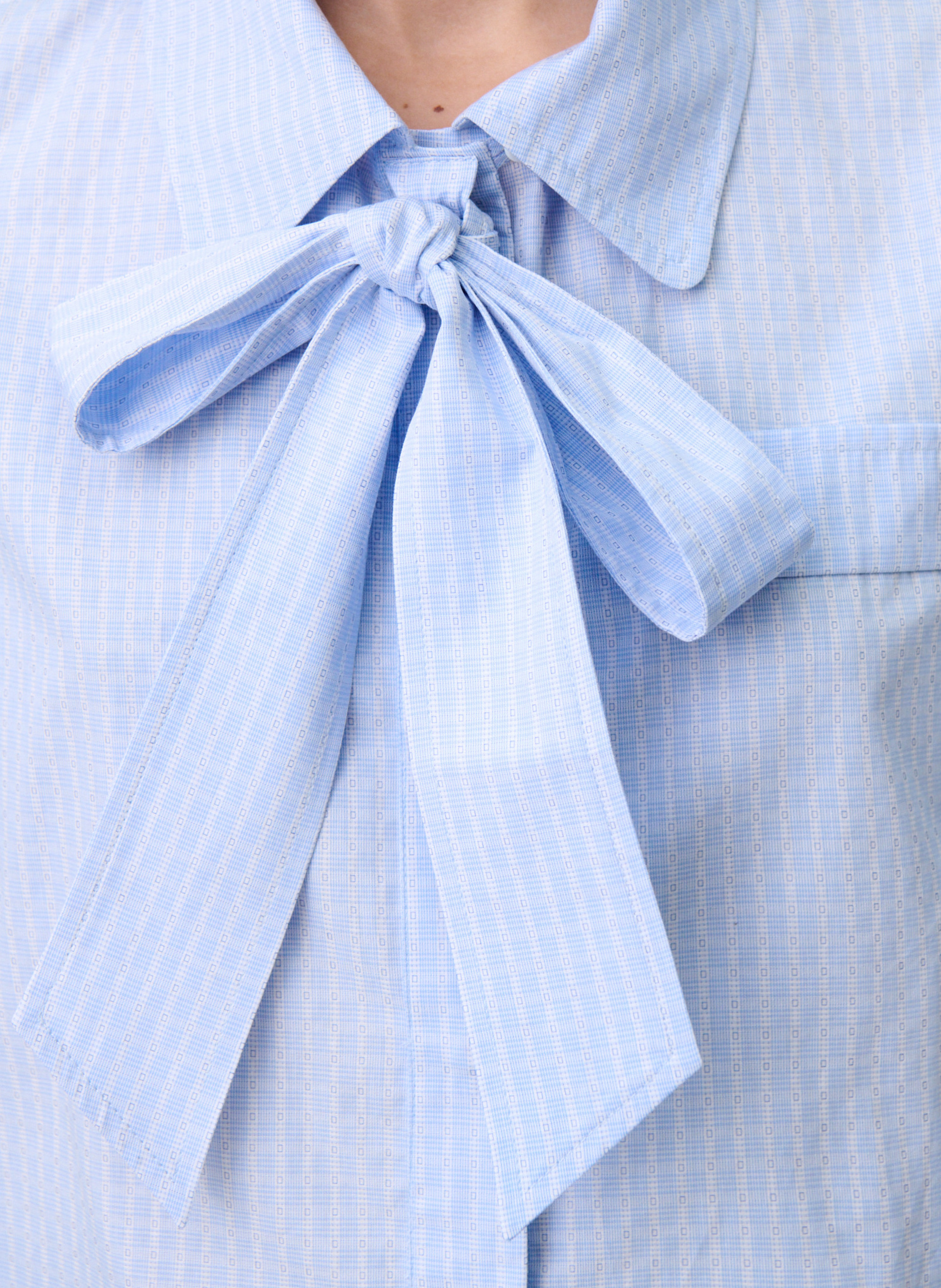 Chemise courte à carreaux en coton CLAUDIE PIERLOT Multicolore