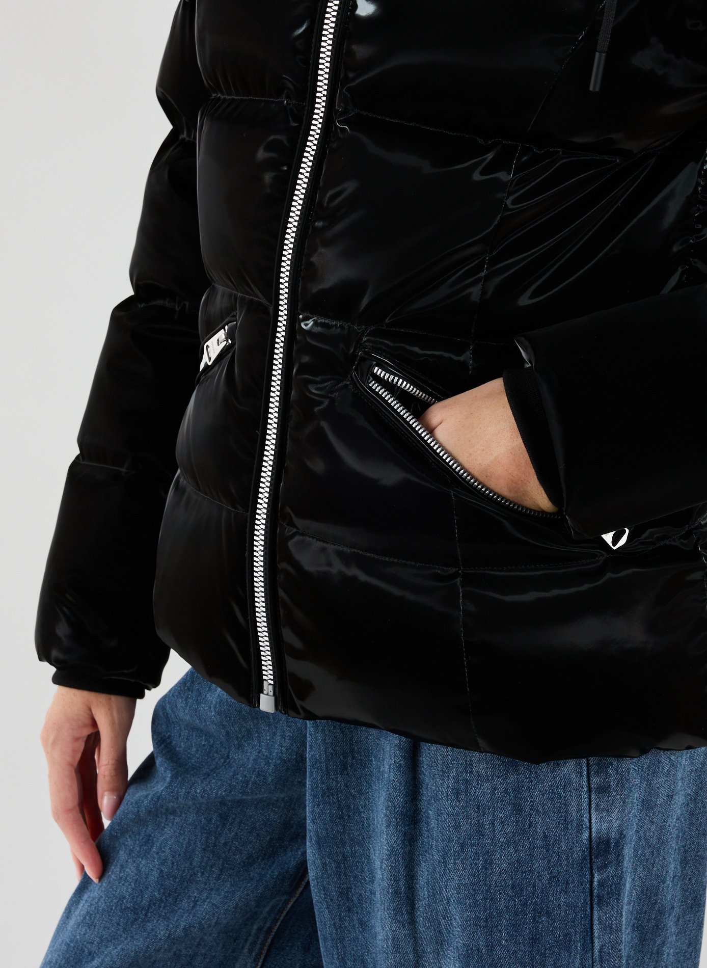 Veste matelassée à capuche MACKAGE Noir