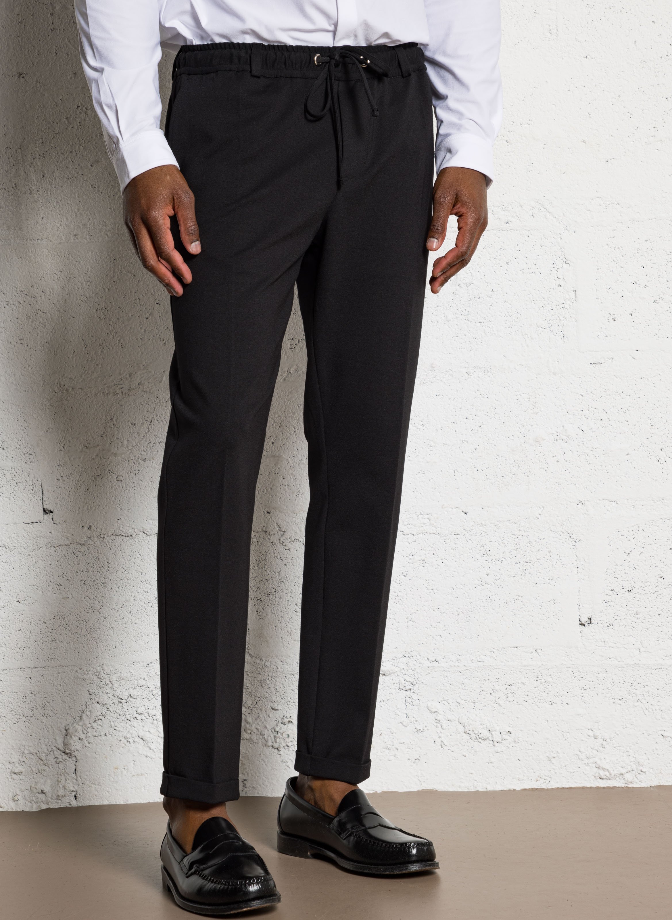 Pantalon droit IKKS Noir