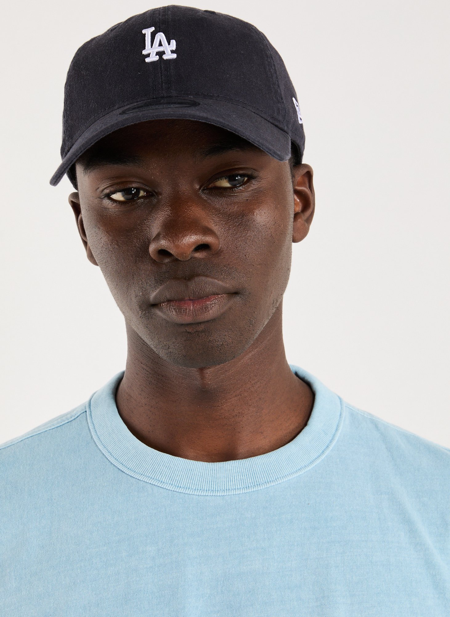 Casquette brodée en coton NEW ERA Bleu