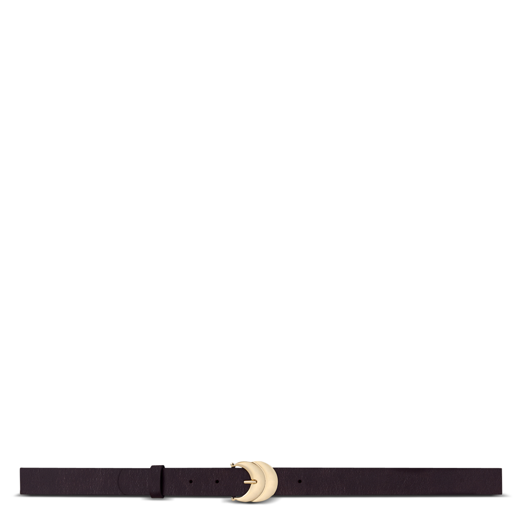 Ceinture en cuir cbolbi BA&SH Marron