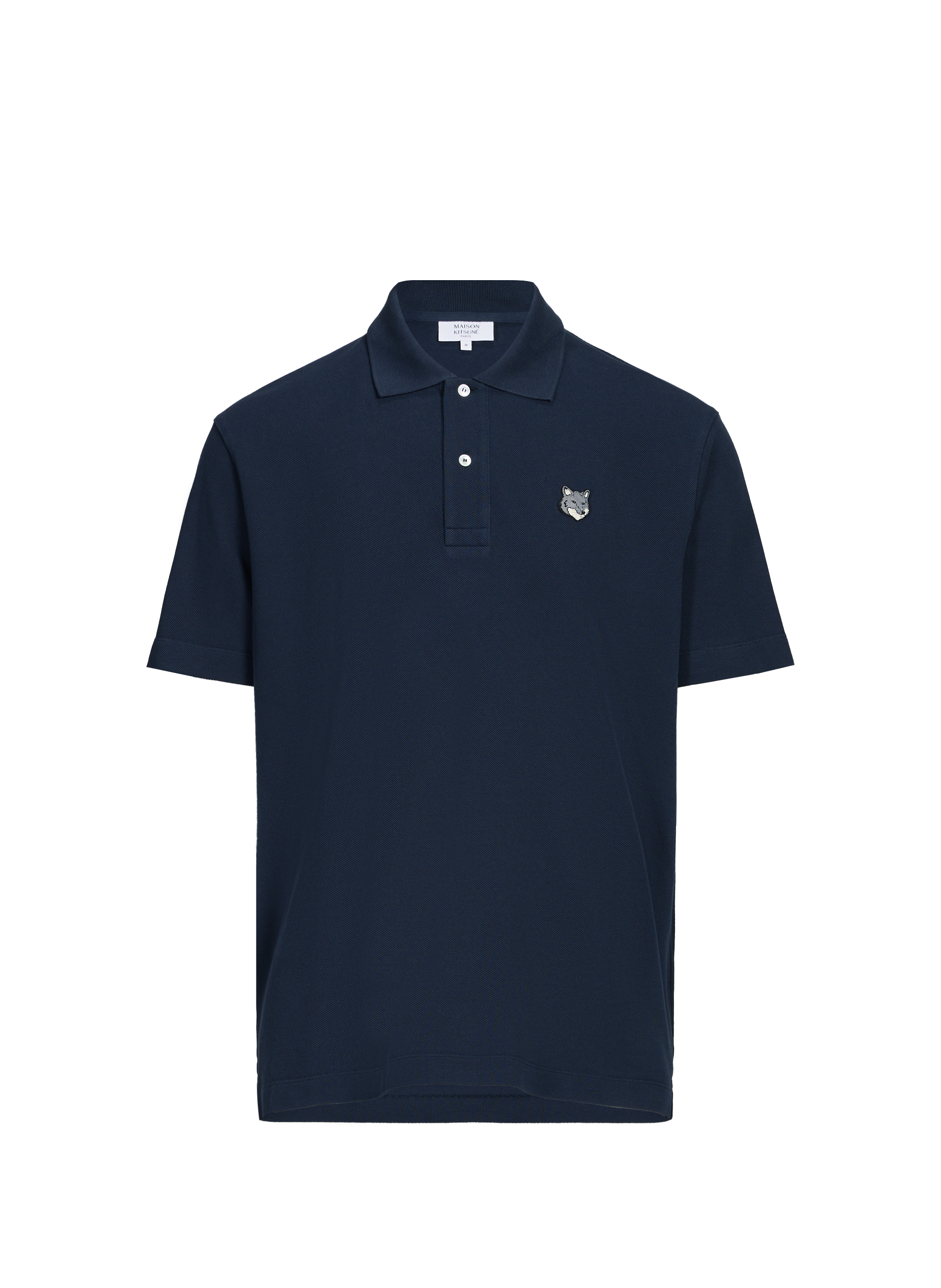  Cotton polo shirt  MAISON KITSUNÉ Blue