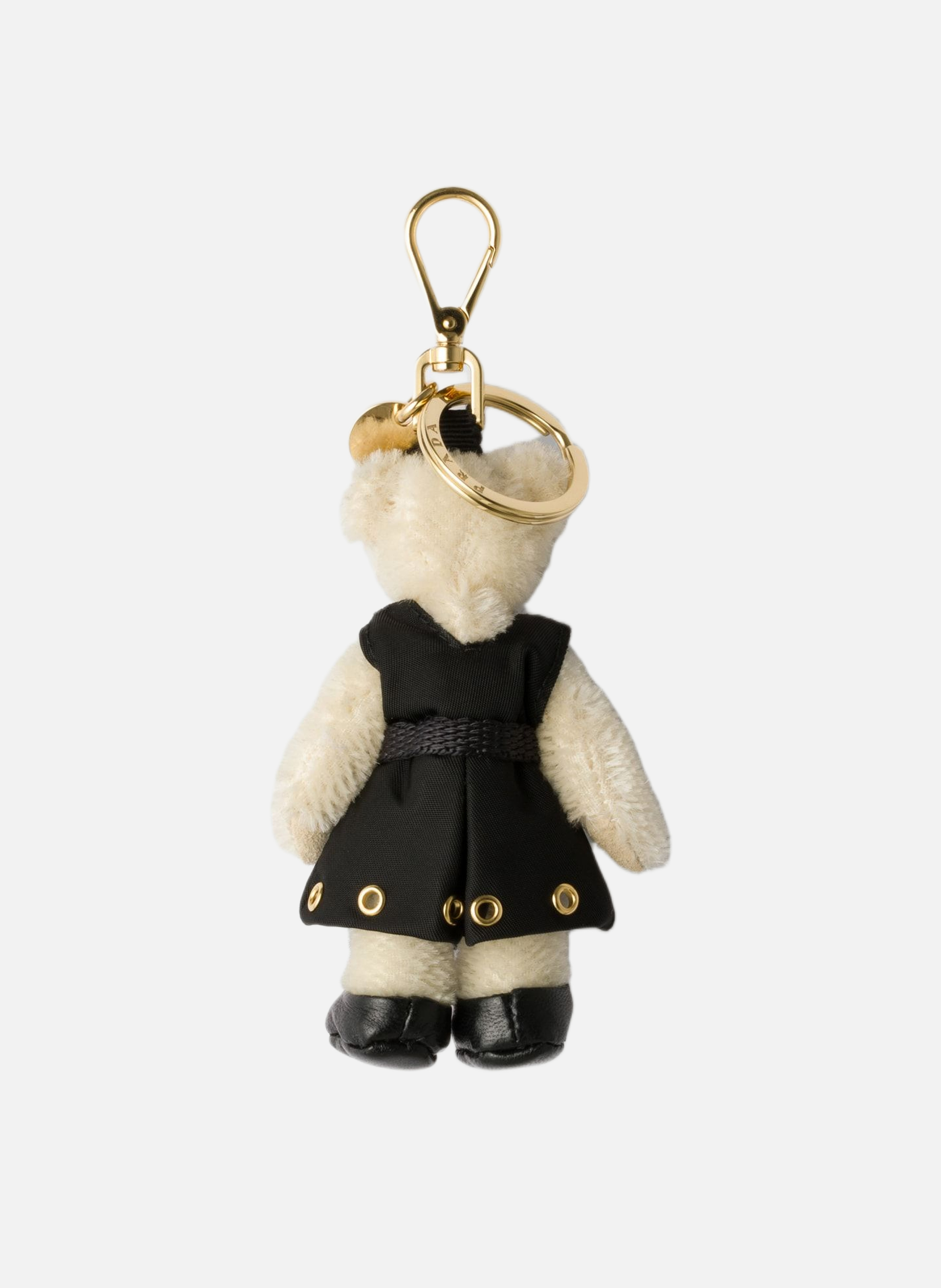 Charm porte-clés teddy PRADA Blanc