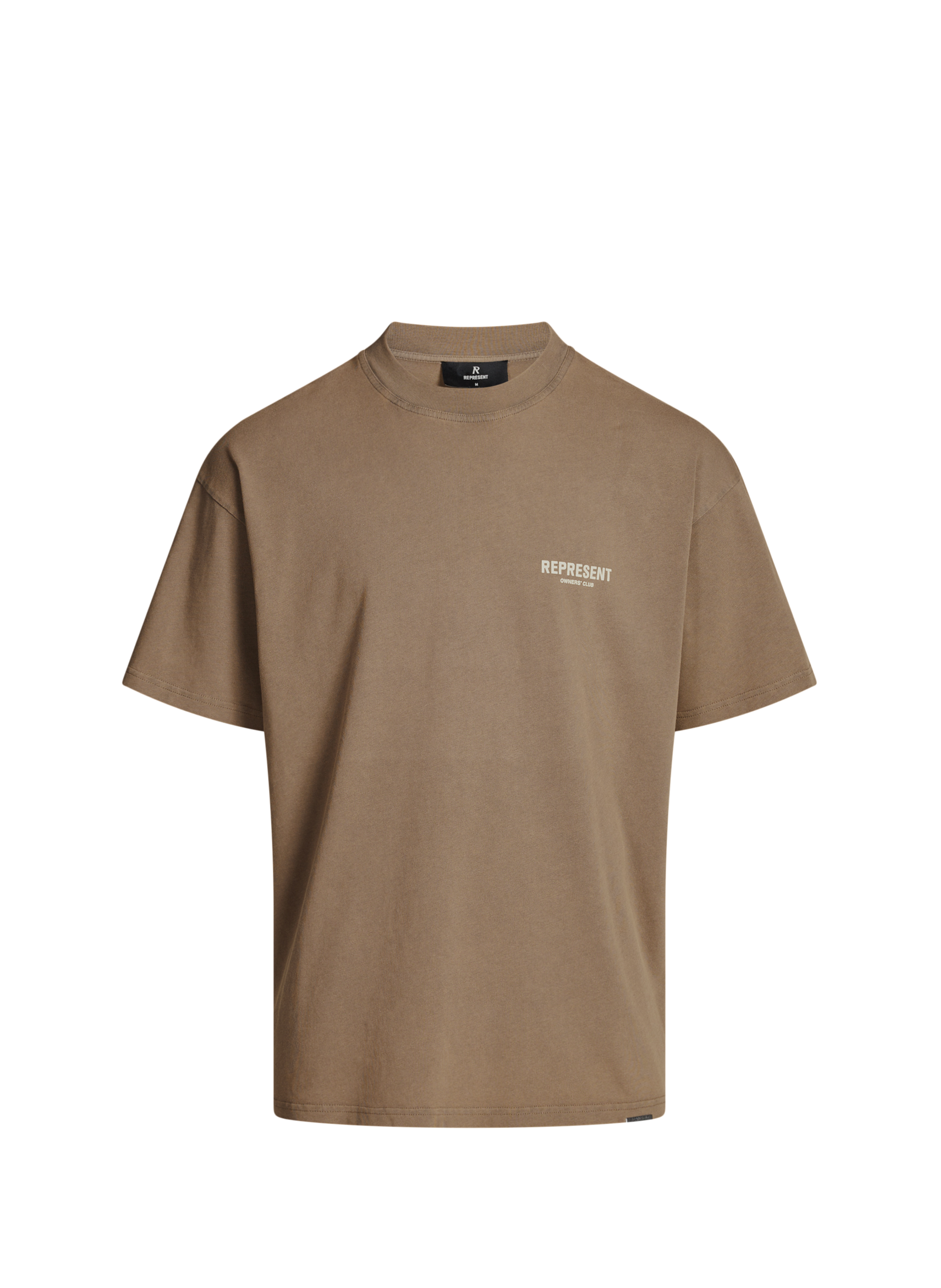 Straight-fit cotton T-shirt REPRESENT Beige