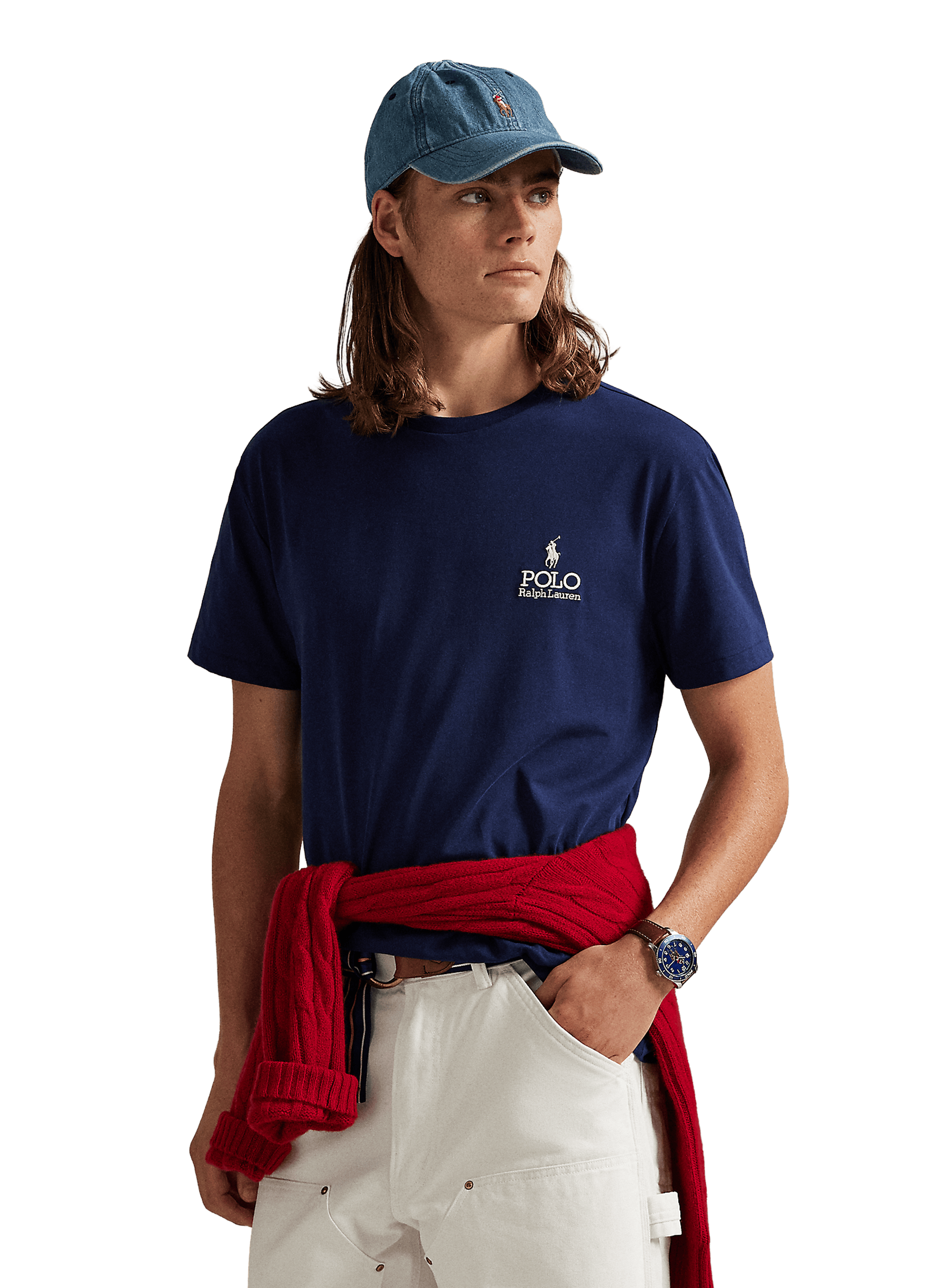T-shirt en coton POLO RALPH LAUREN Bleu