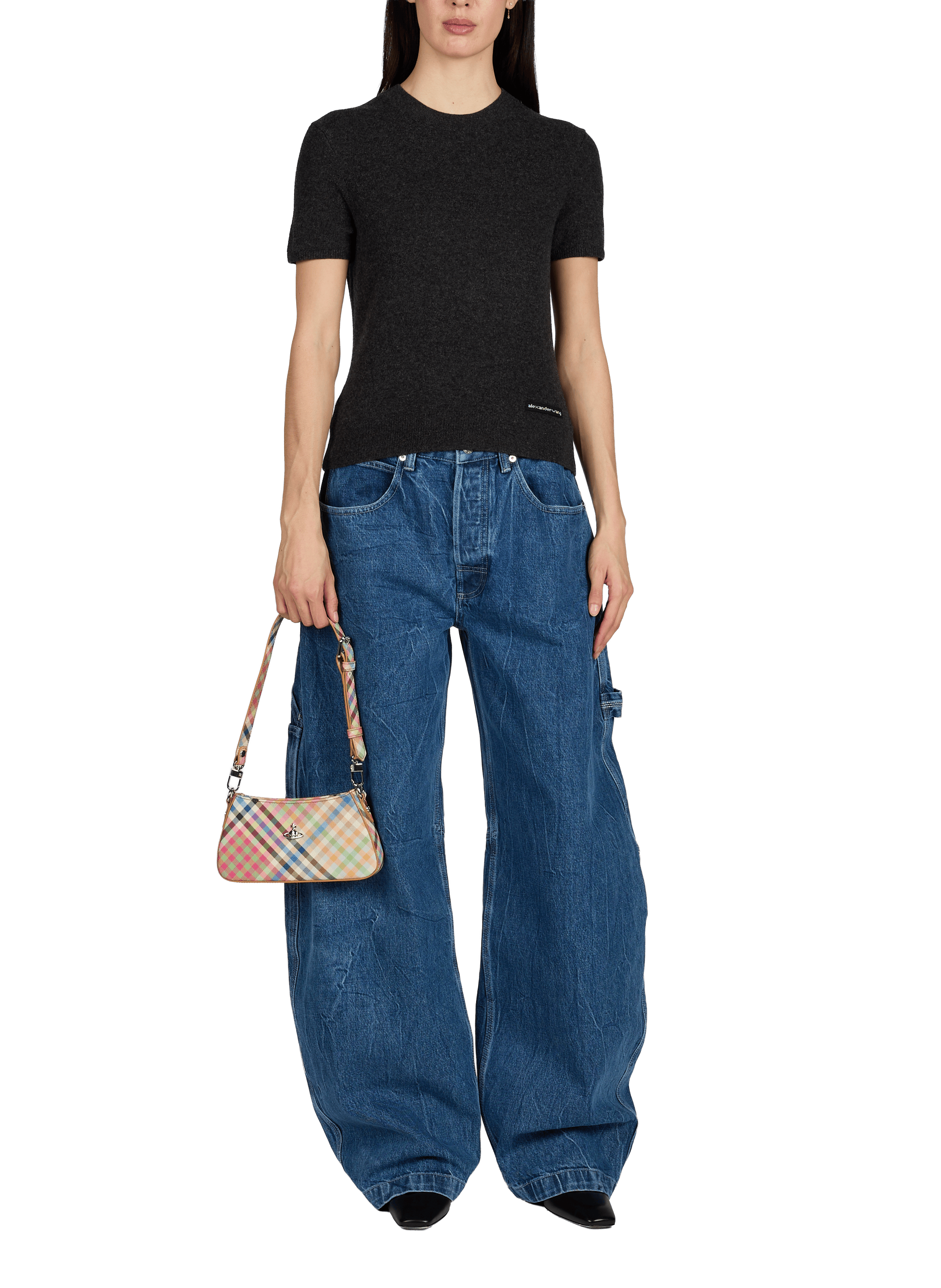 Cargo avec boxer amovible ALEXANDER WANG Bleu